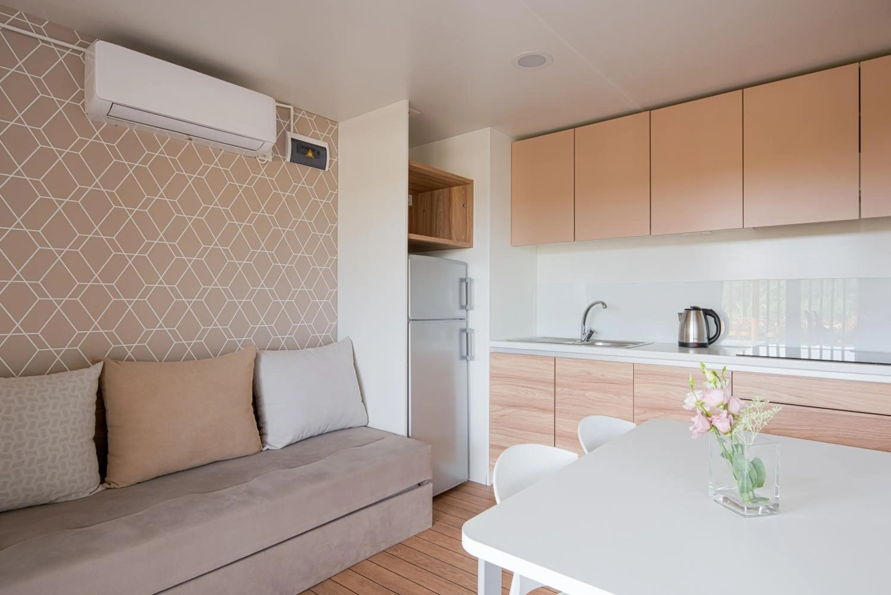 kitchen in Elements Camping Selce Mobile homes