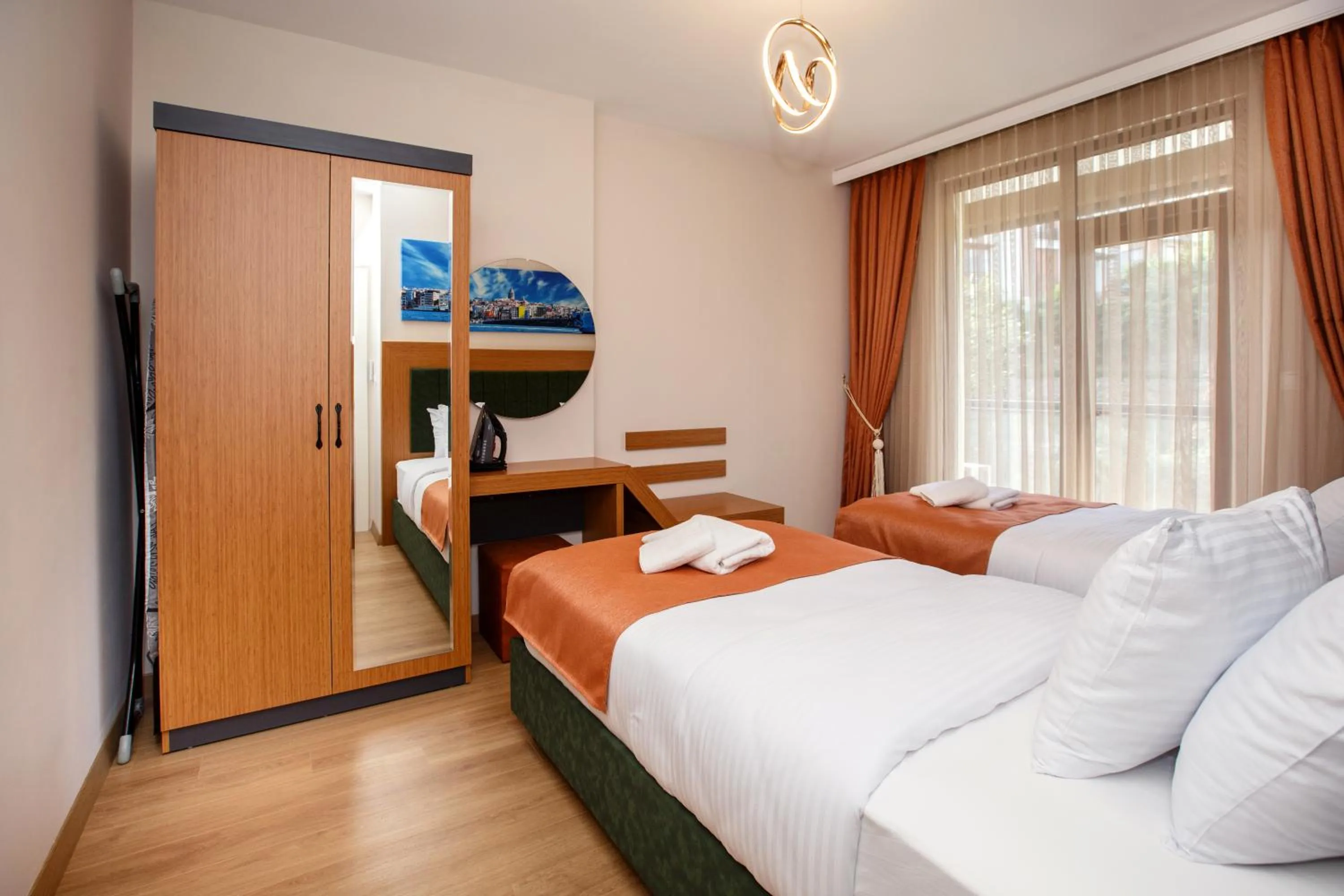 Bed in Armoni Deluxe Suites Trabzon