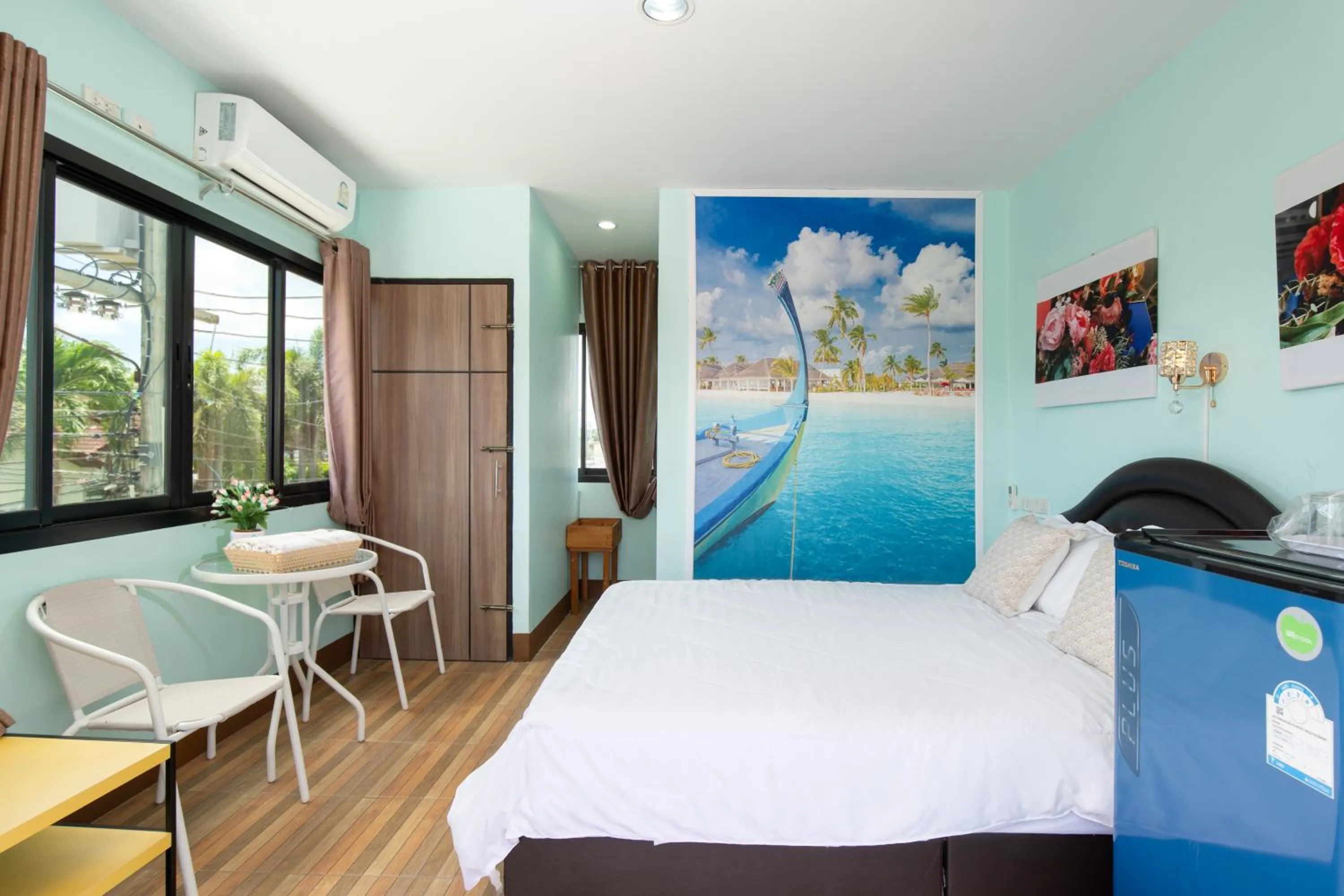 Bed in Brown Home Sattahip @ 19