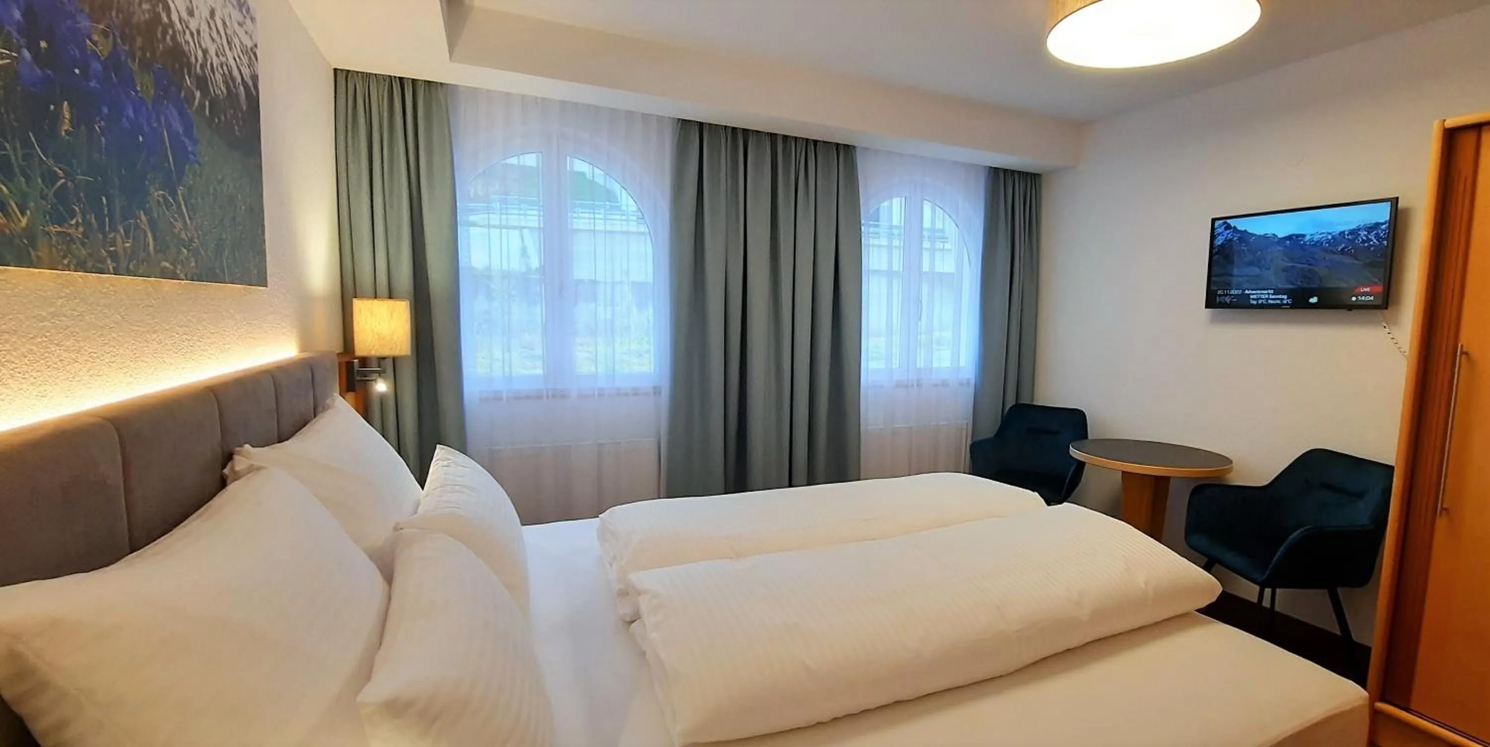 Bed in Hotel Garni Belvedere