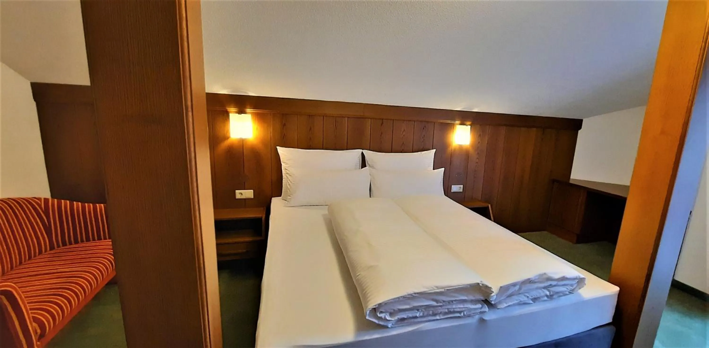 Bed in Hotel Garni Belvedere