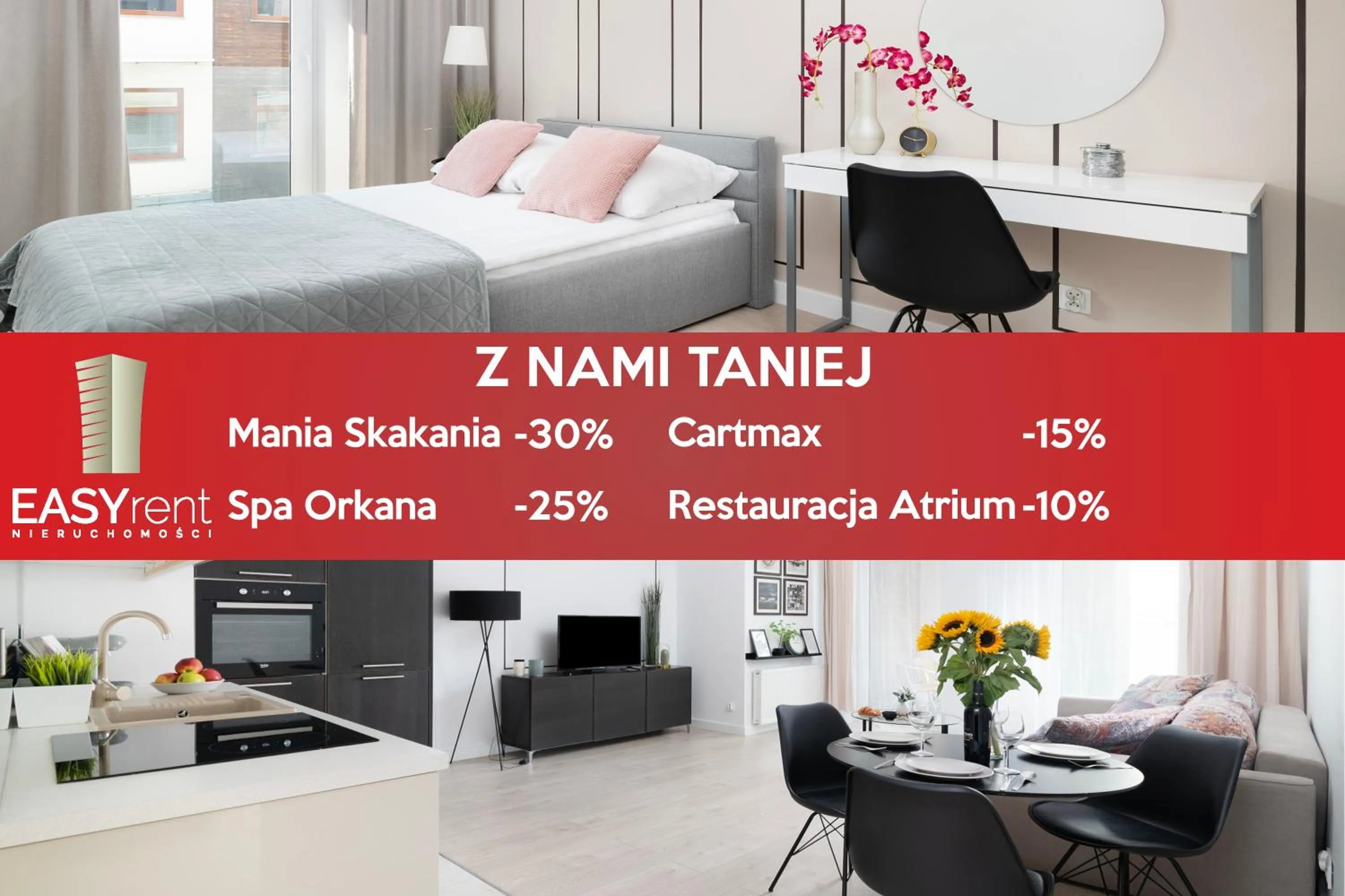 Bed in EASY RENT Apartments - DESIRE