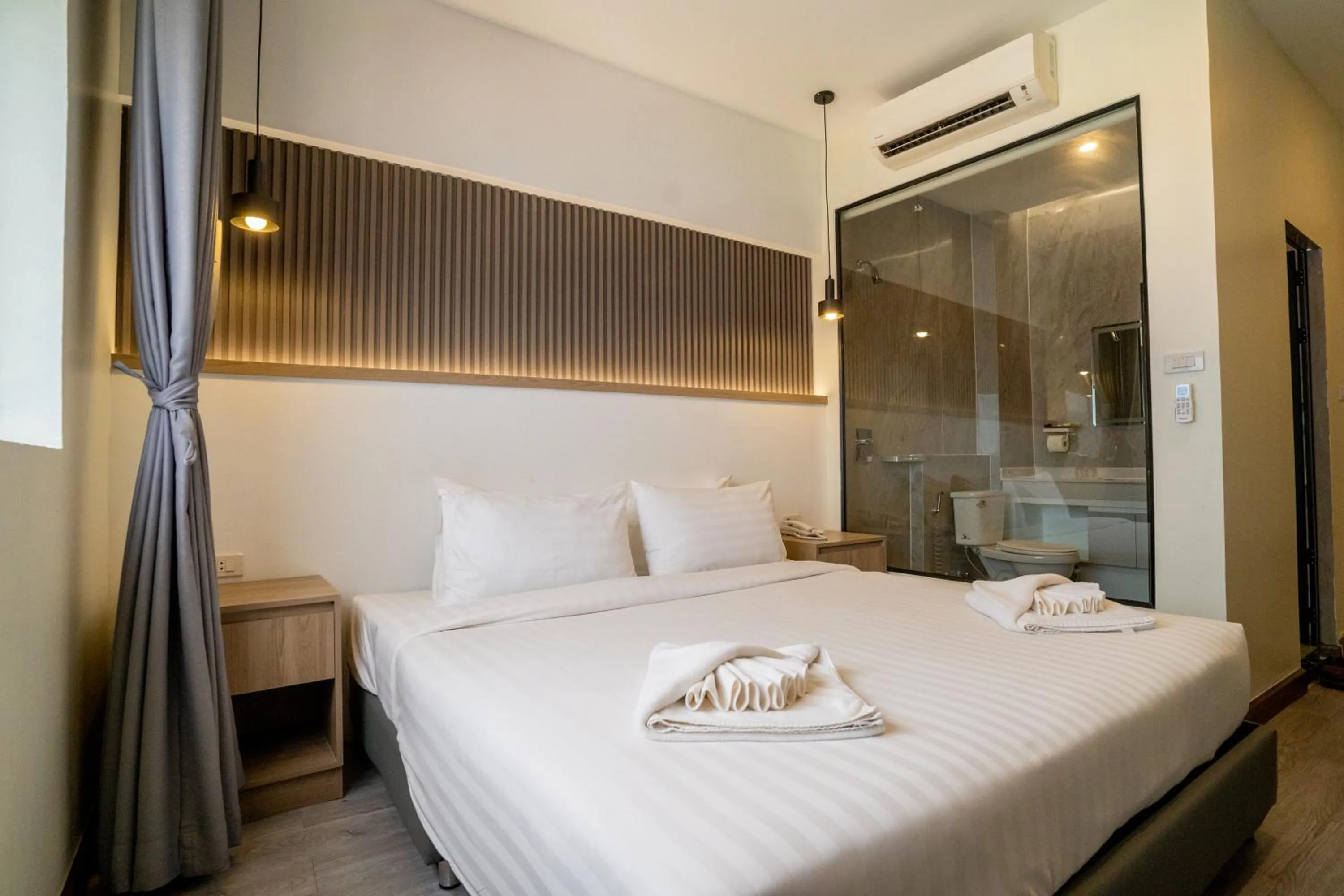 Bed in Hak Heng Hotel