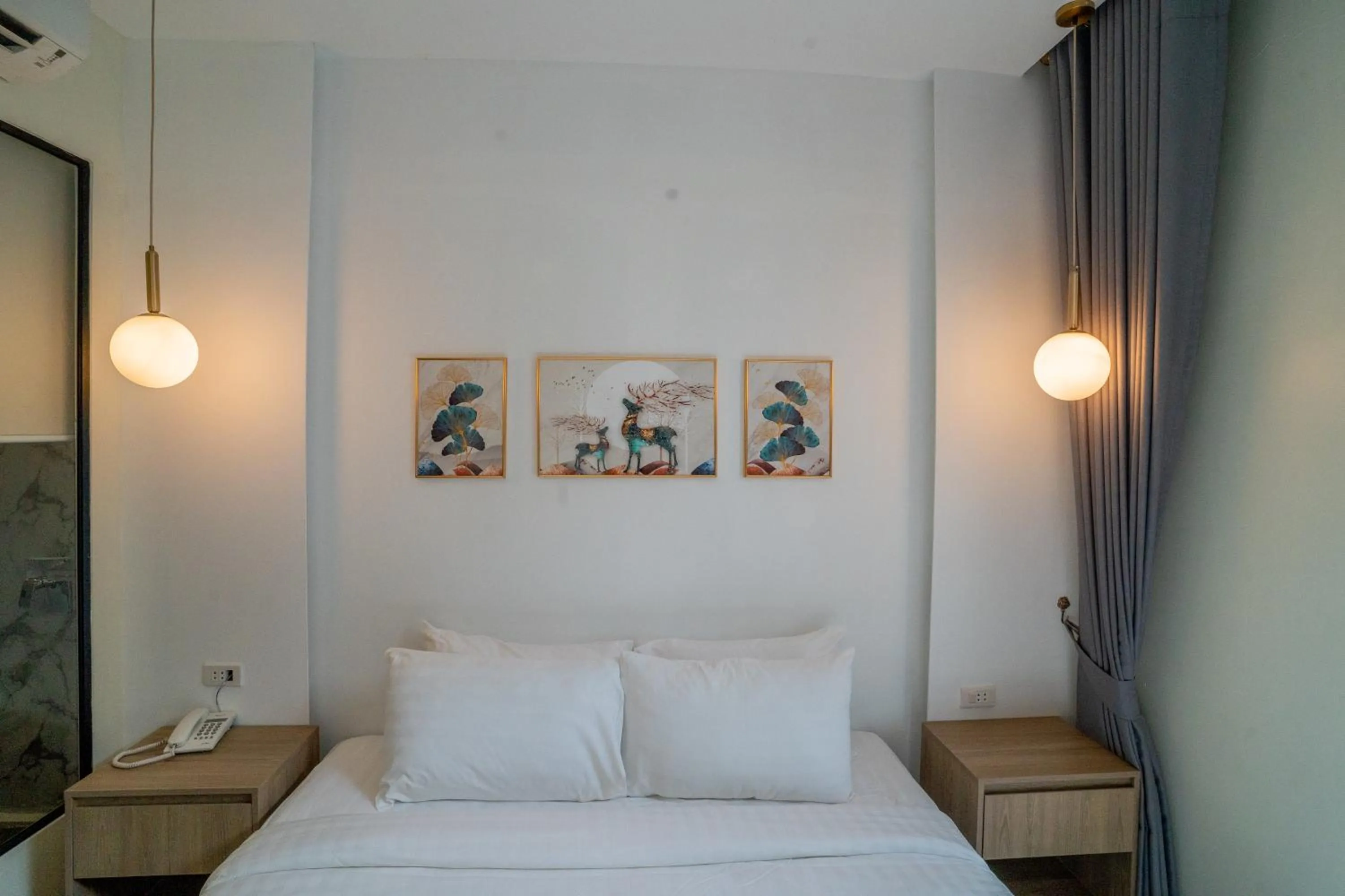 Bed in Hak Heng Hotel