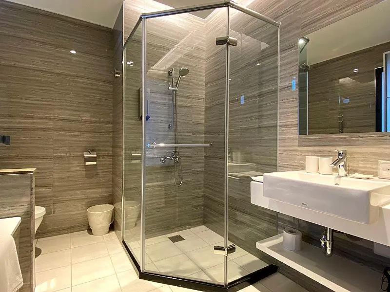 Bathroom in Champ De Rose Hotel