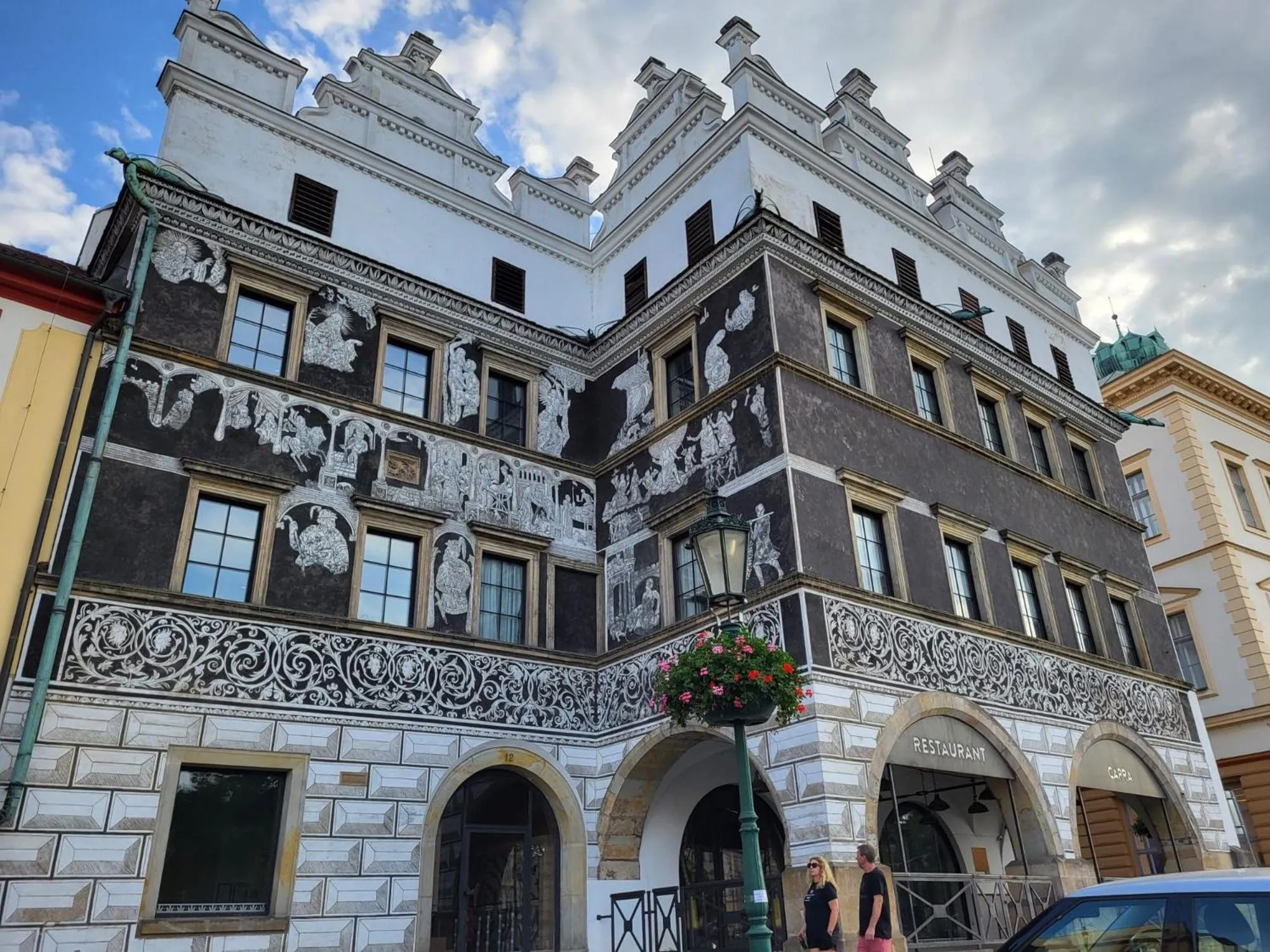 Off site in Florentina boat