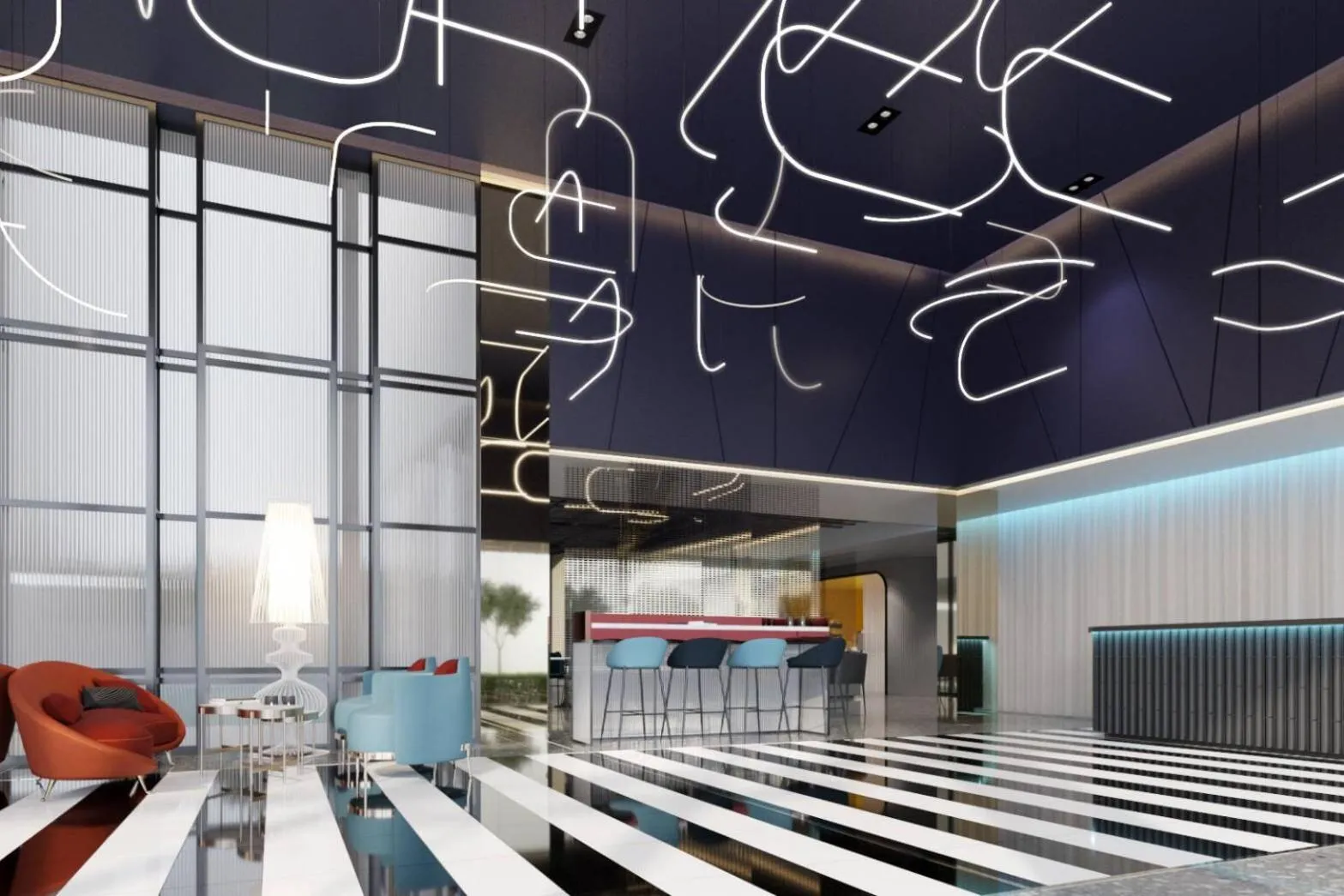 Lobby or reception in The Quarter Silom by UHG