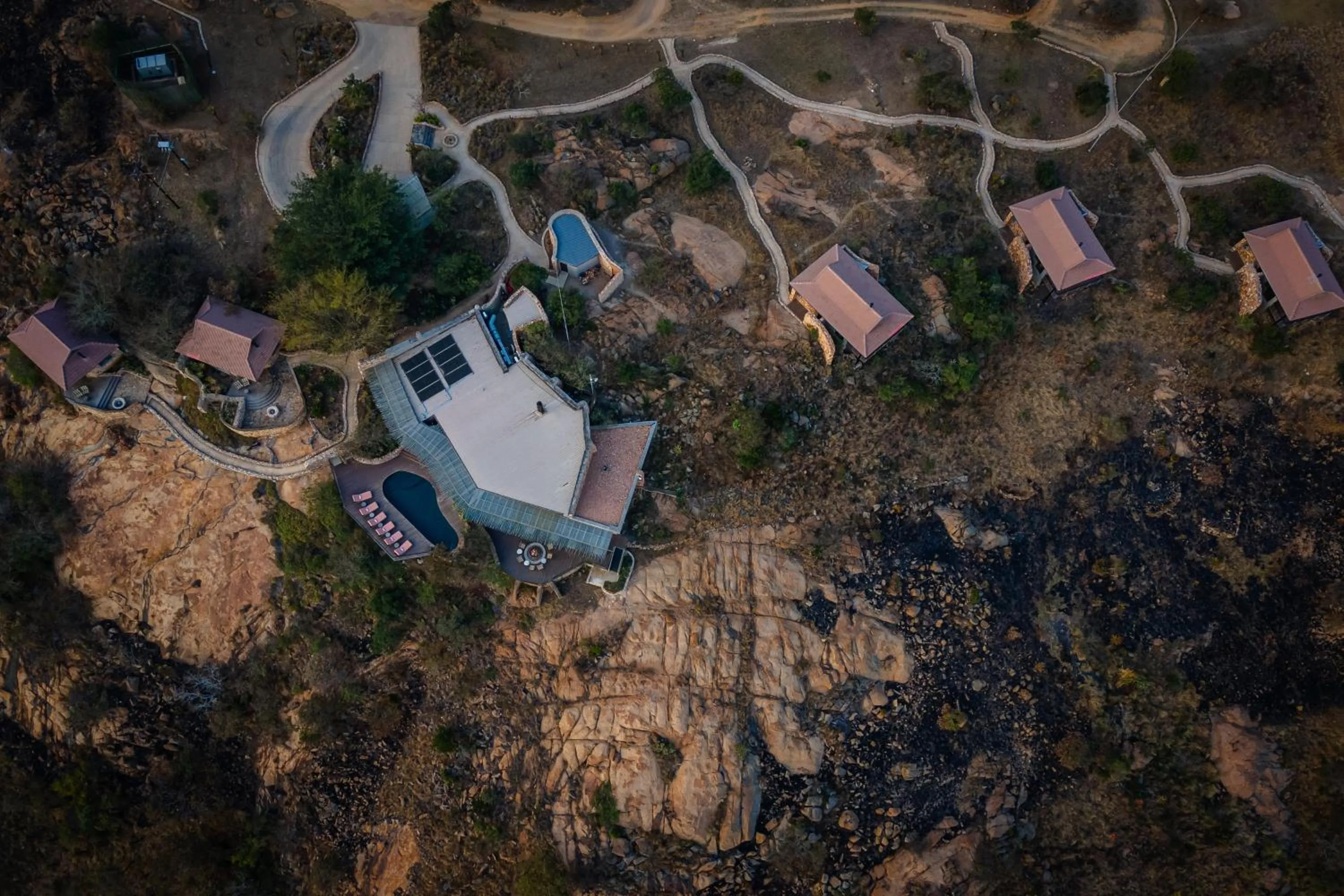 Property building in Zulu Rock Lodge - Babanango Game Reserve