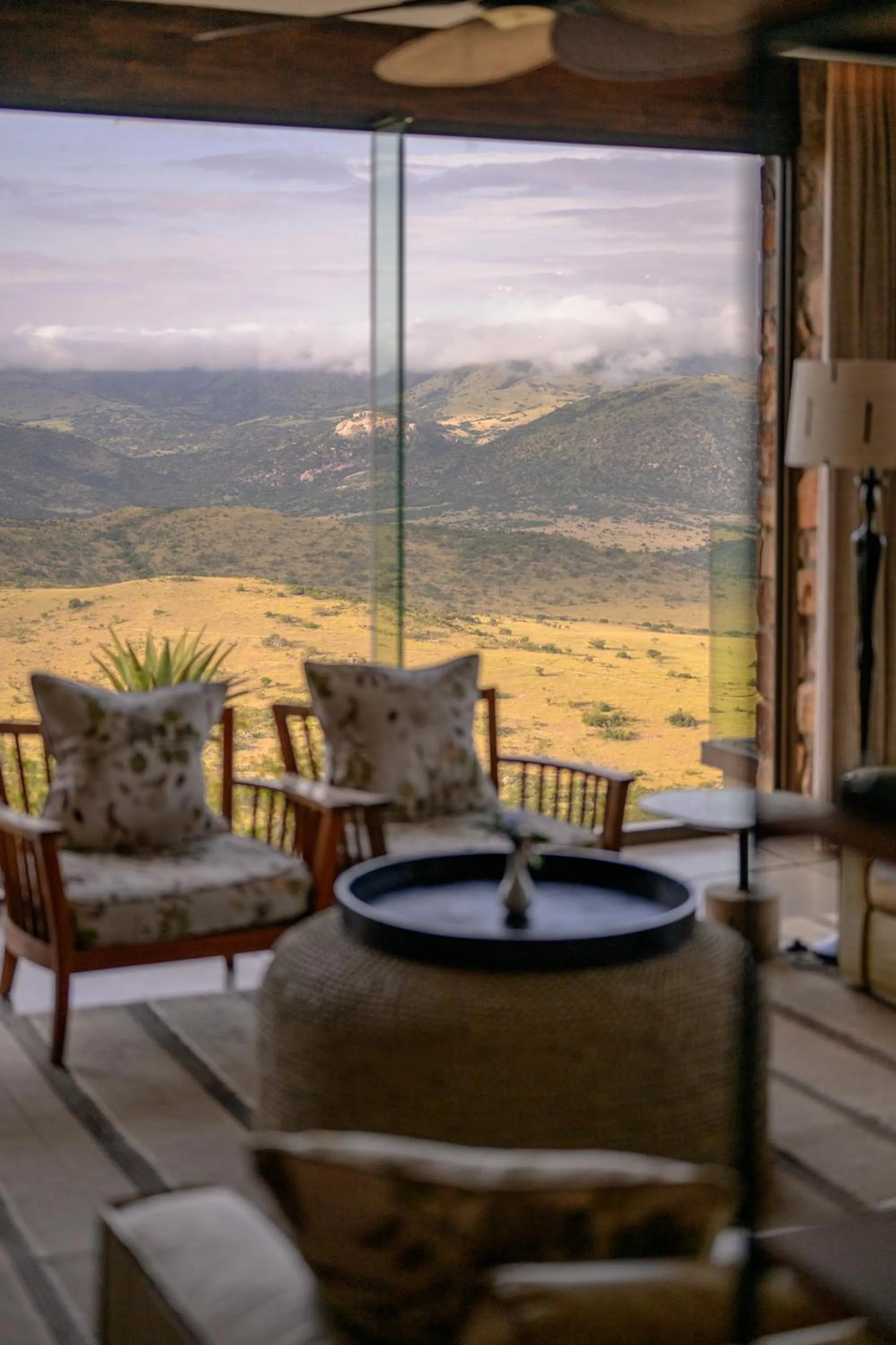 Natural landscape in Zulu Rock Lodge - Babanango Game Reserve