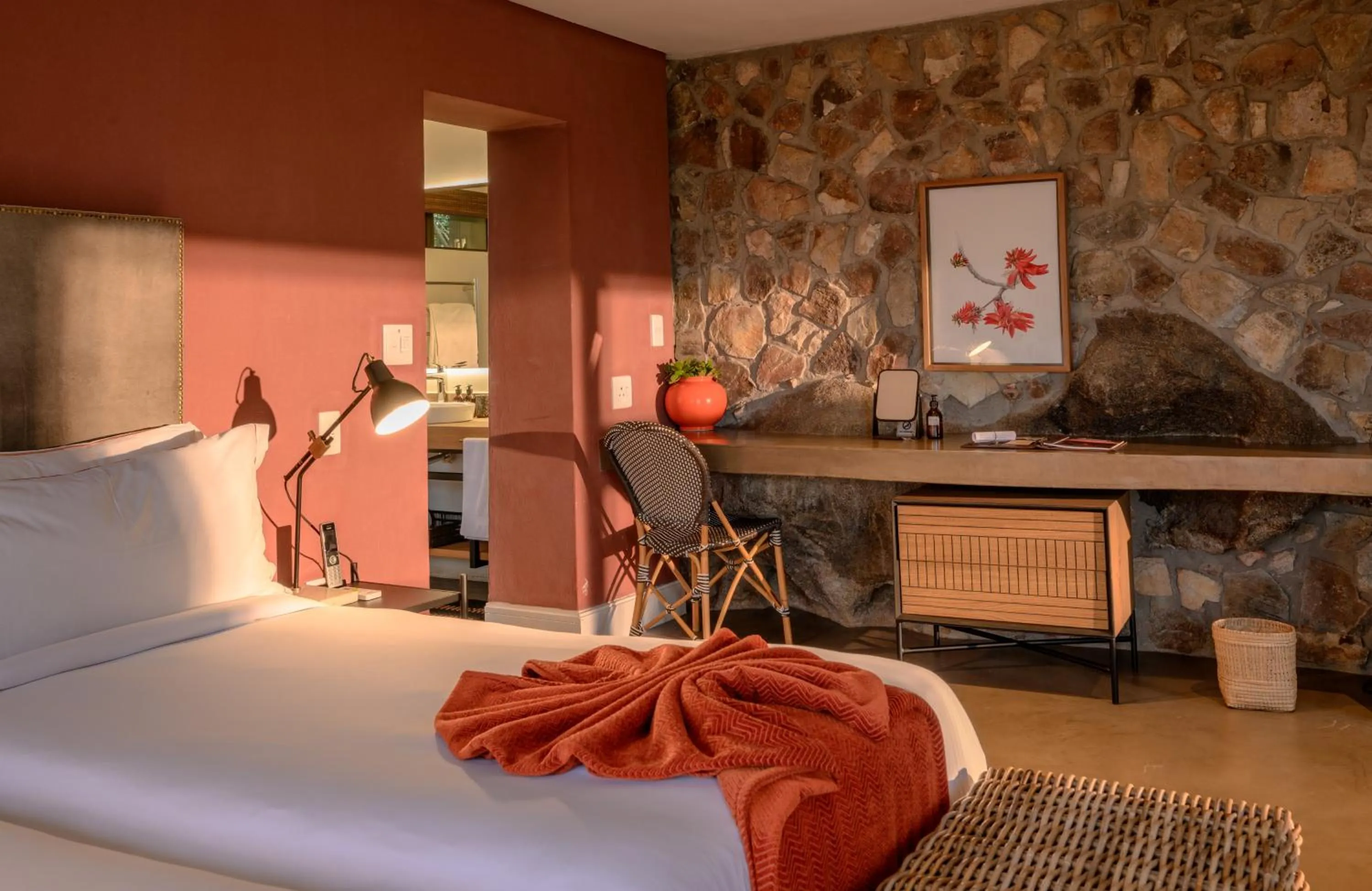 Bedroom in Zulu Rock Lodge - Babanango Game Reserve