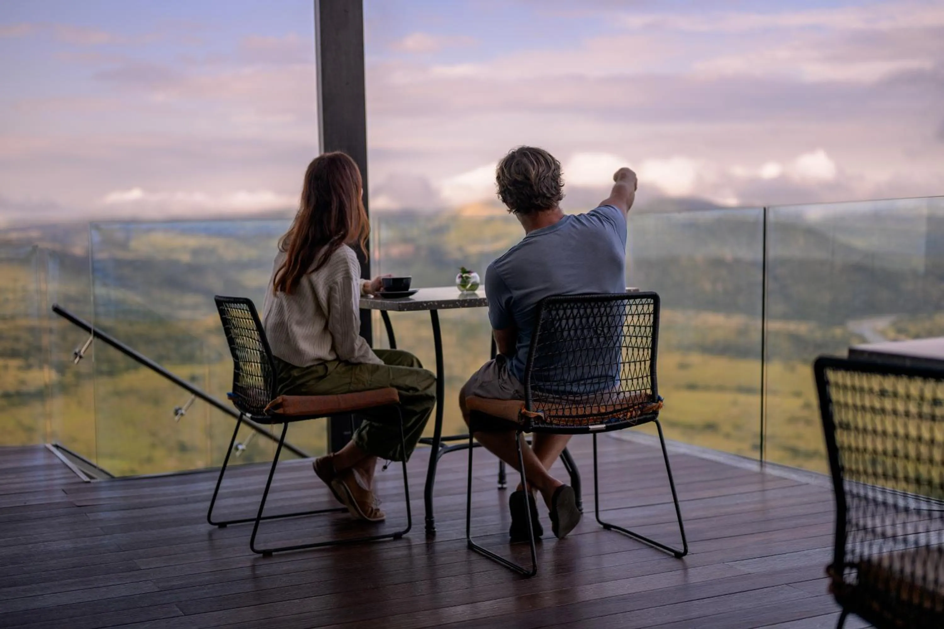 Patio in Zulu Rock Lodge - Babanango Game Reserve