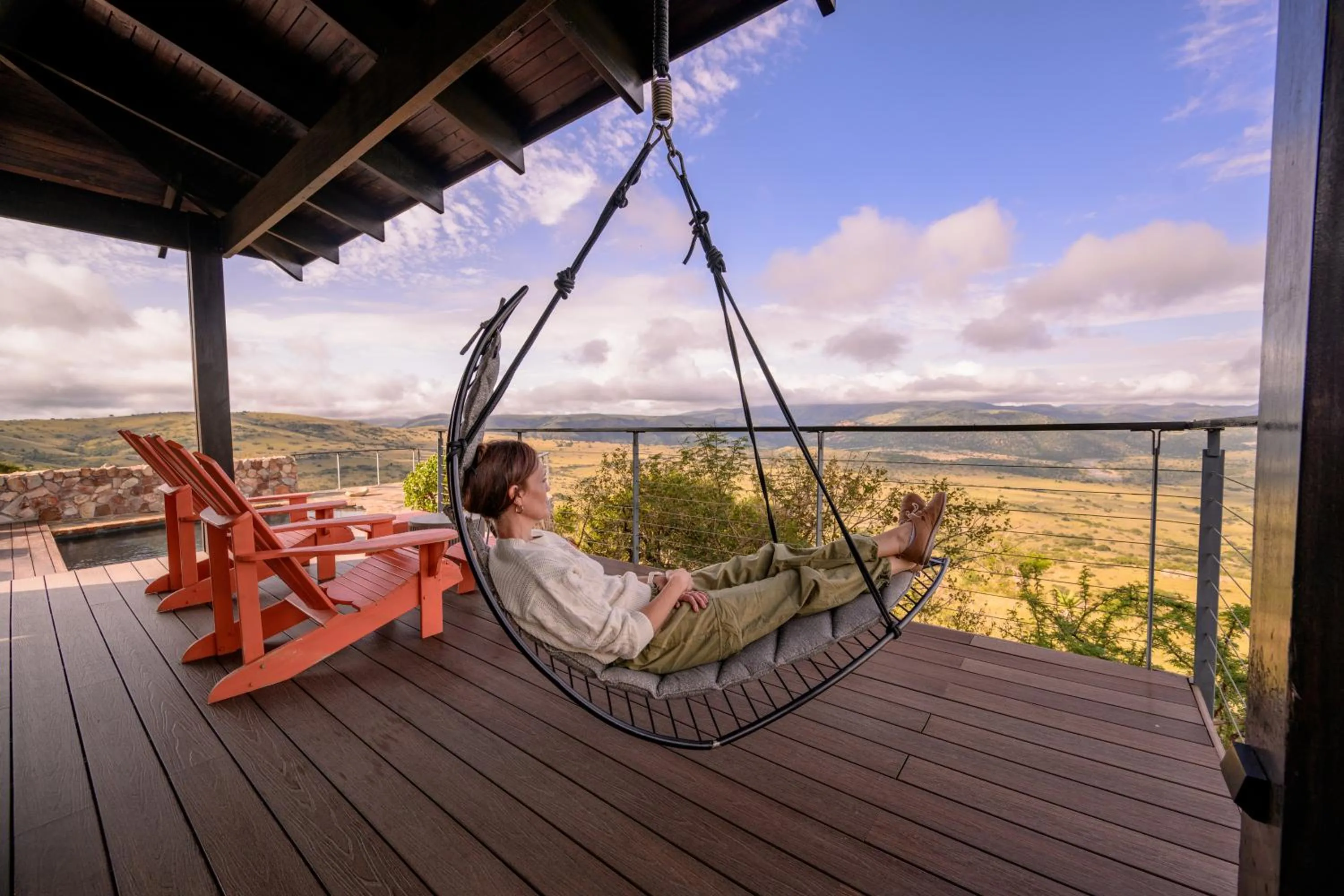 Bedroom in Zulu Rock Lodge - Babanango Game Reserve