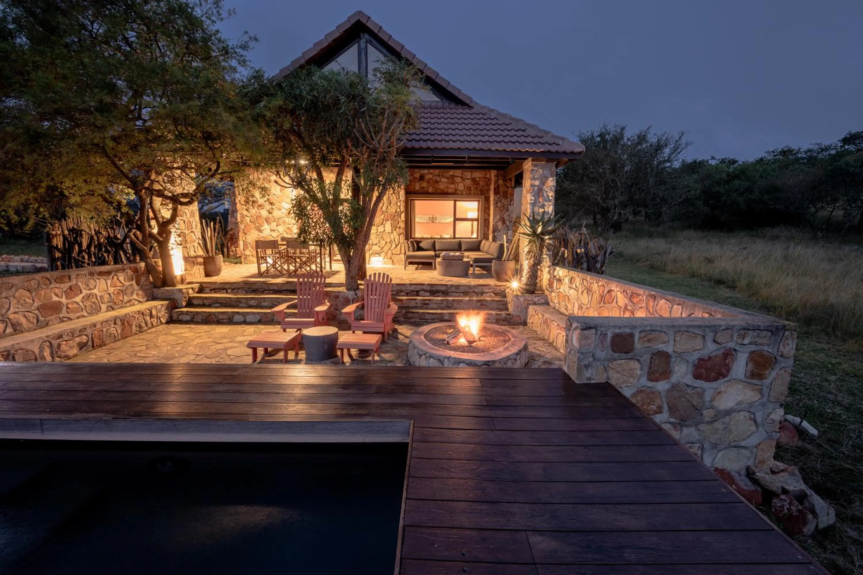 Property building in Zulu Rock Lodge - Babanango Game Reserve