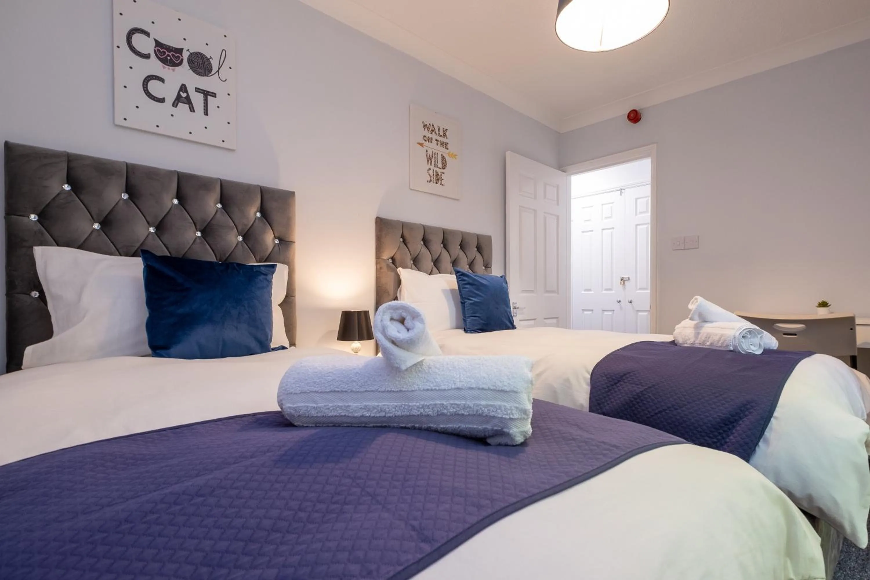 Bedroom, Bed in Brunswick in Brighton and Hove by 9S Living