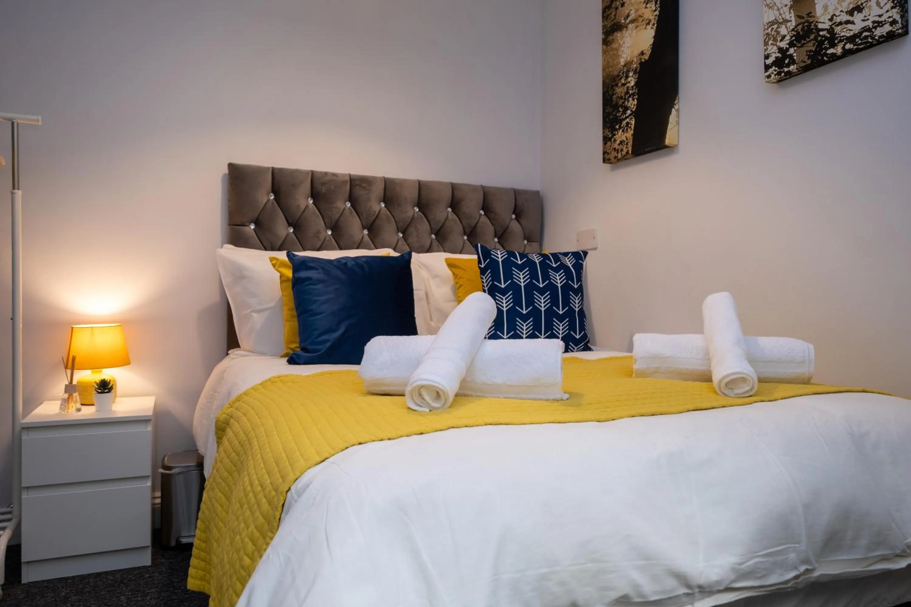 Bedroom, Bed in Brunswick in Brighton and Hove by 9S Living