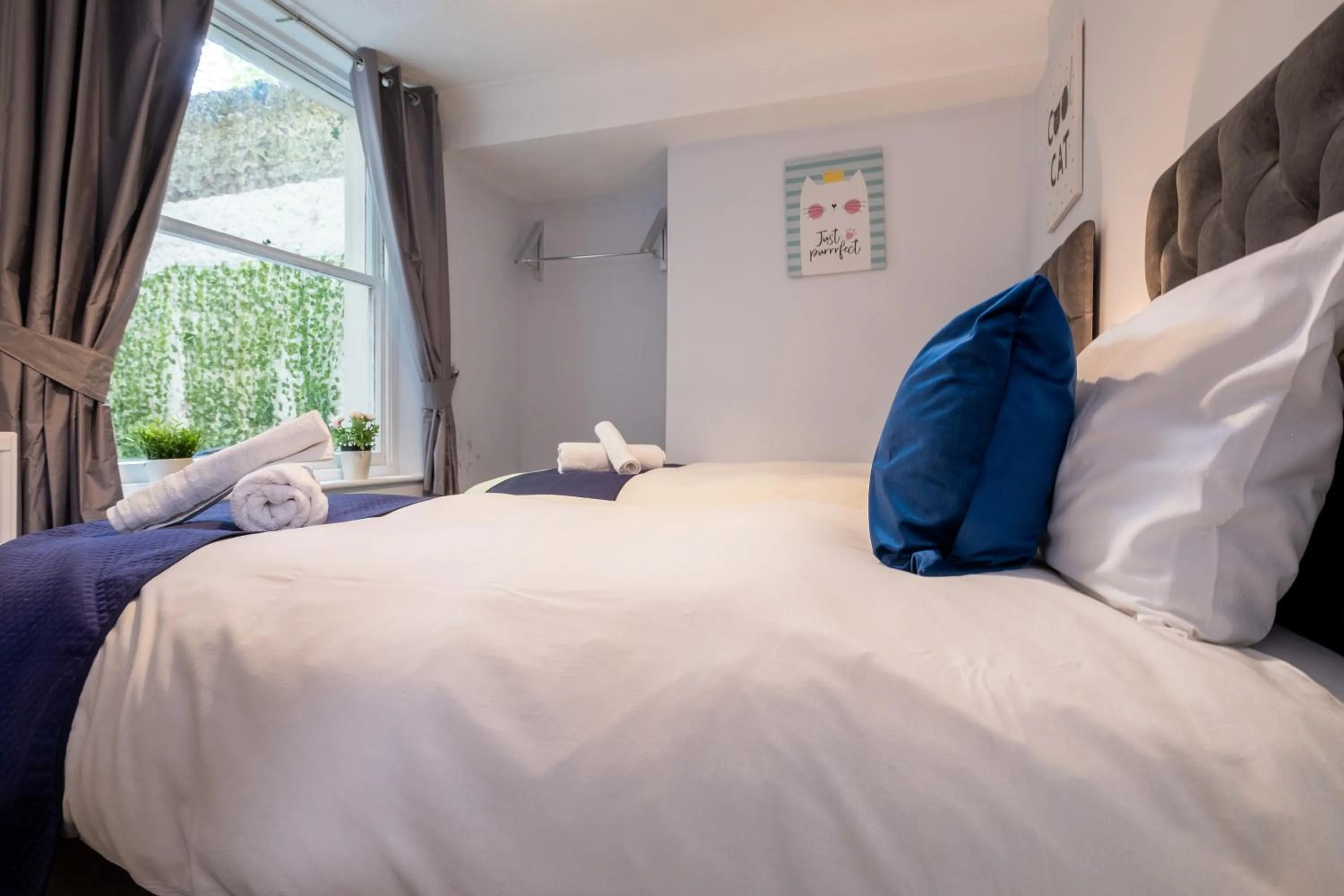 Bedroom, Bed in Brunswick in Brighton and Hove by 9S Living