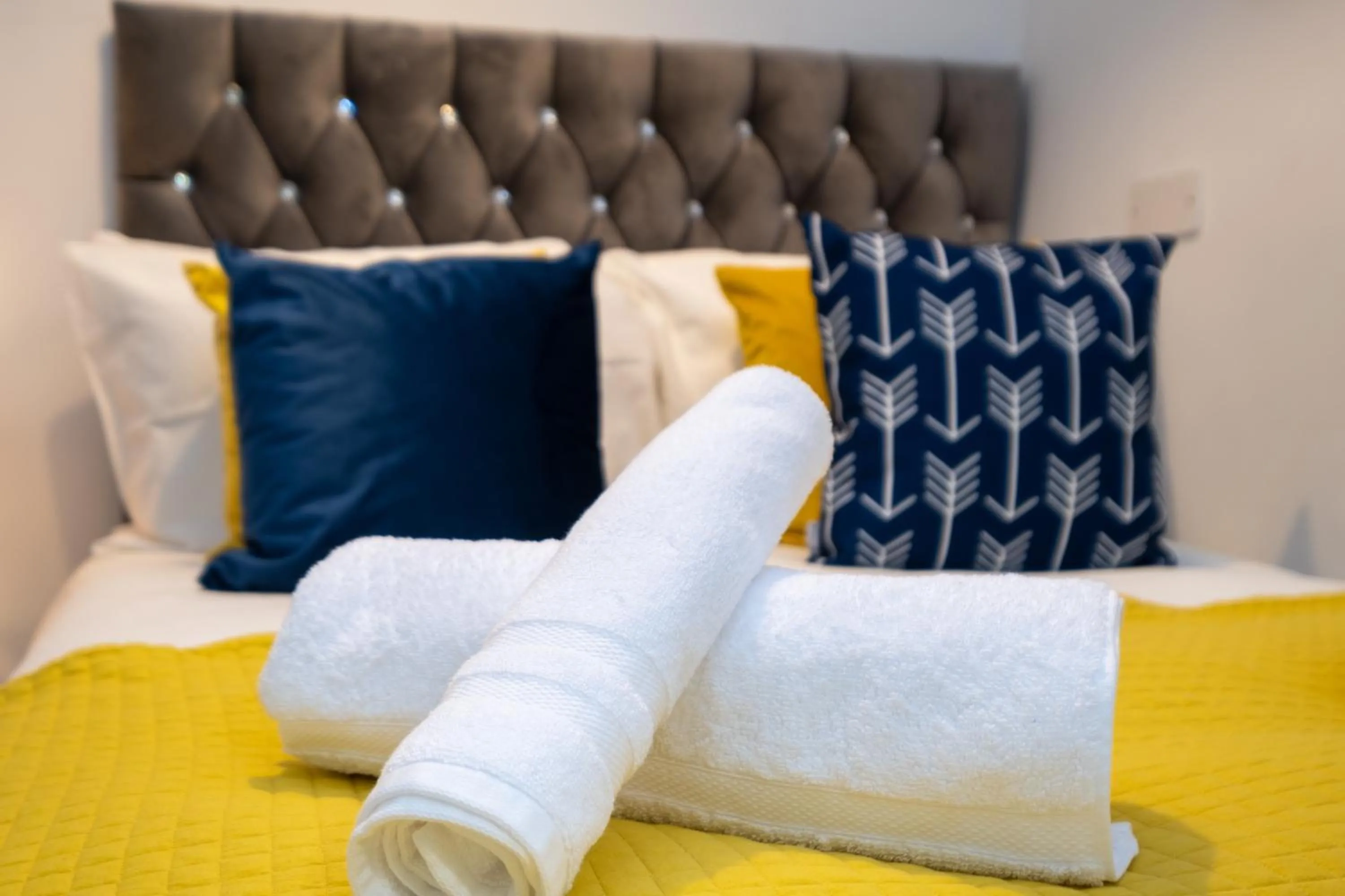 Bedroom, Bed in Brunswick in Brighton and Hove by 9S Living