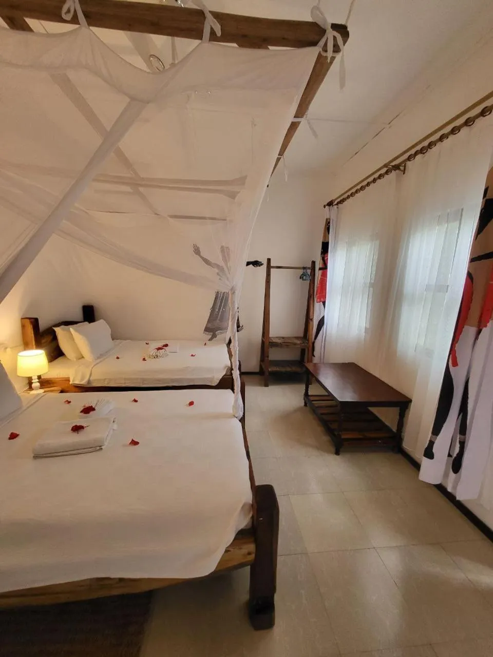 Bed in Babalao Bungalows