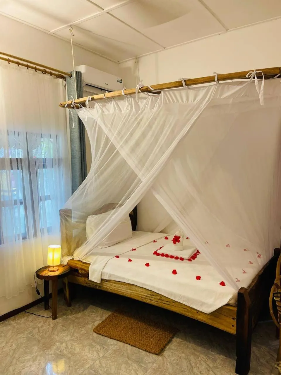 Bed in Babalao Bungalows