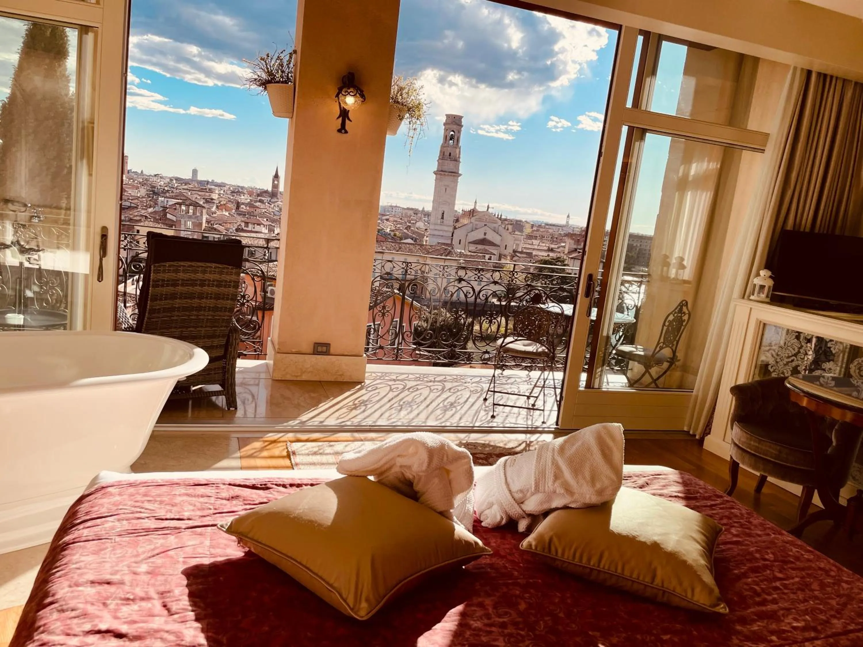 City view, Bed in Relais Colle San Pietro