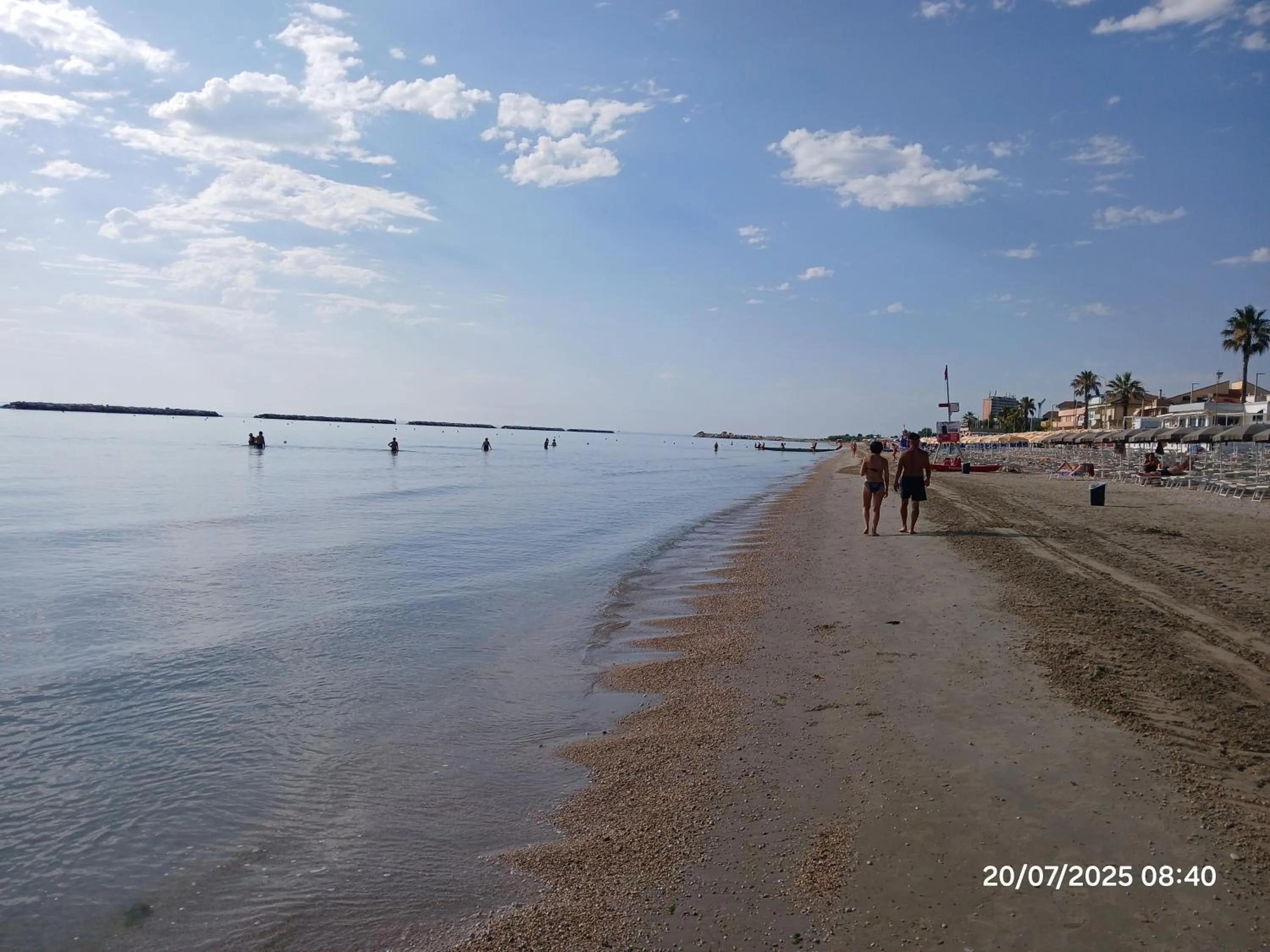 Beach in fronteMare Faleria