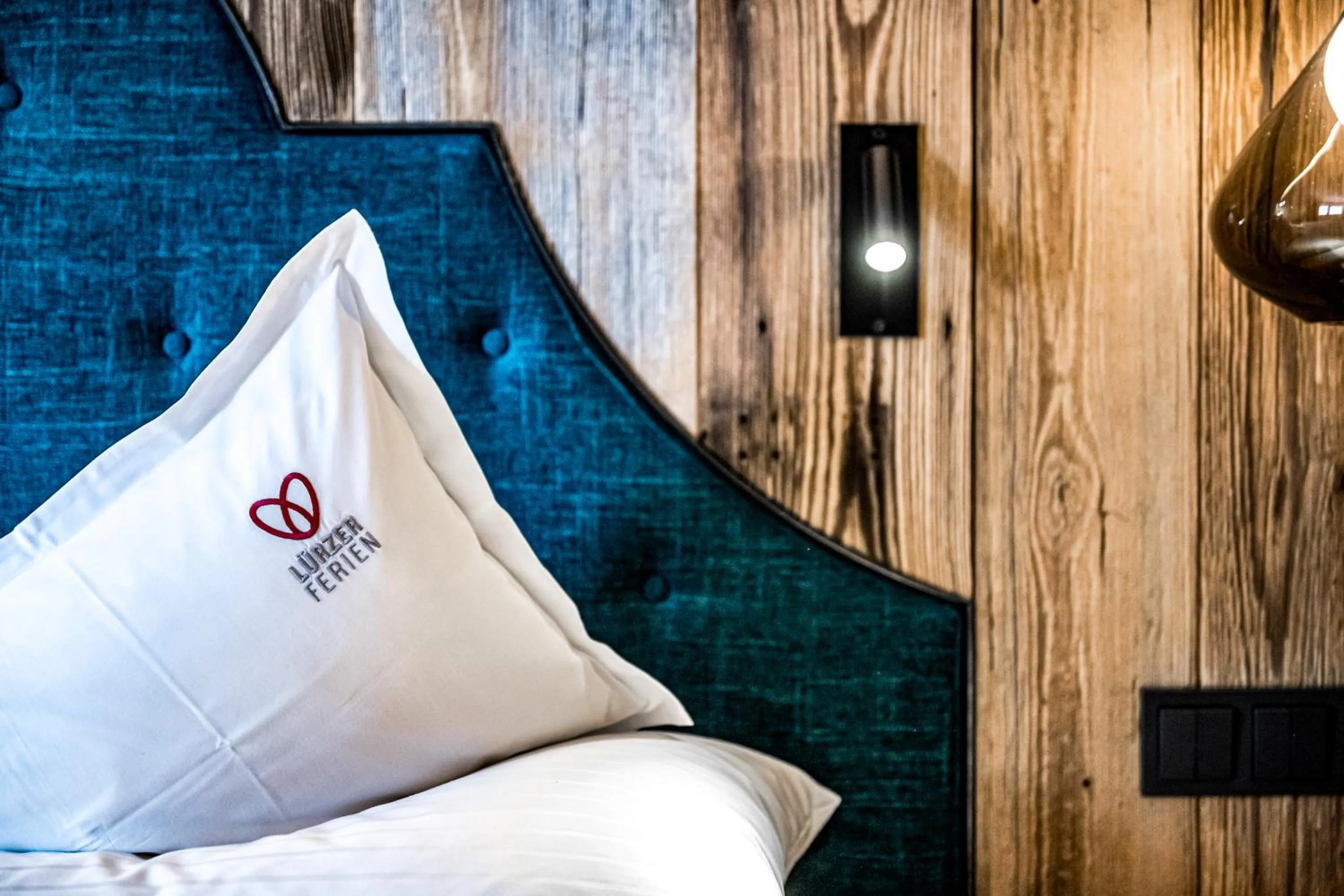 Bed in Superior Hotel Edelweiss