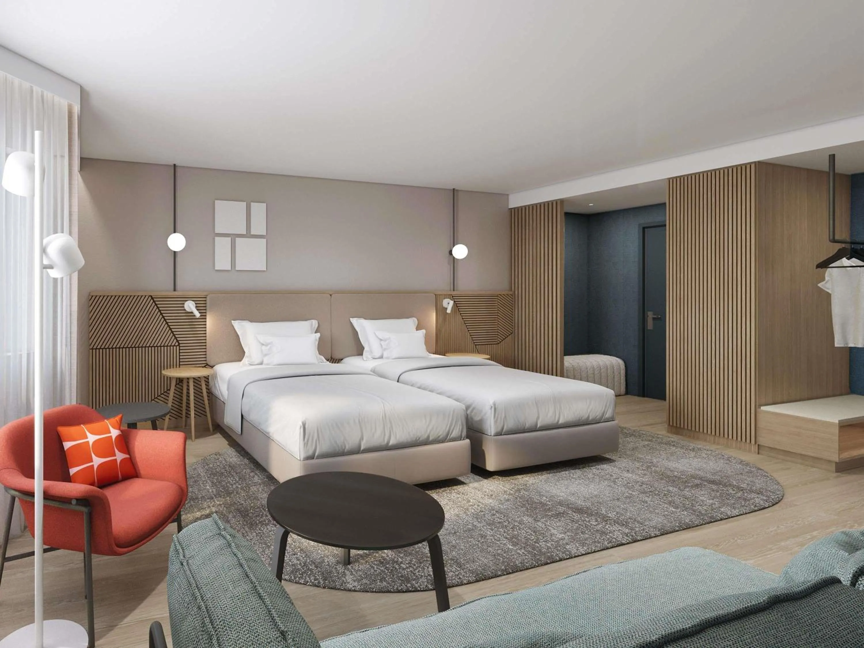 Bedroom, Bed in Fora Hotel Hannover by Mercure