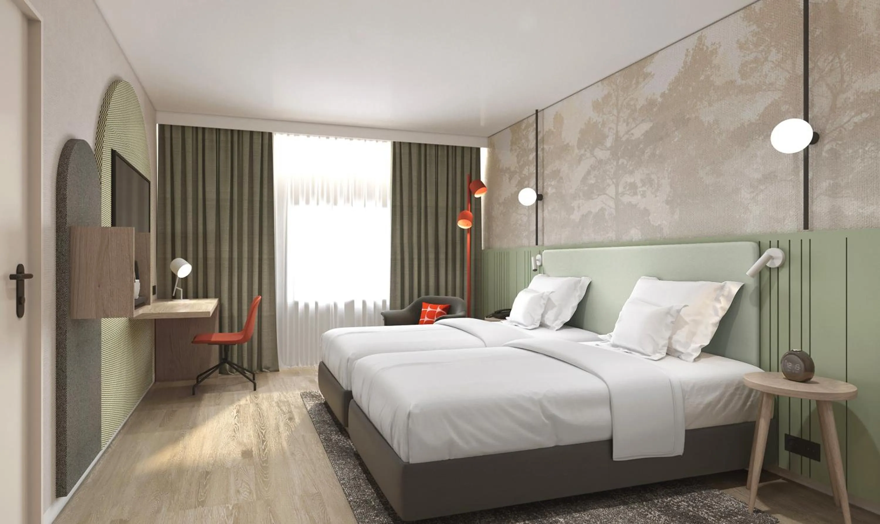 Photo of the whole room, Bed in Fora Hotel Hannover by Mercure