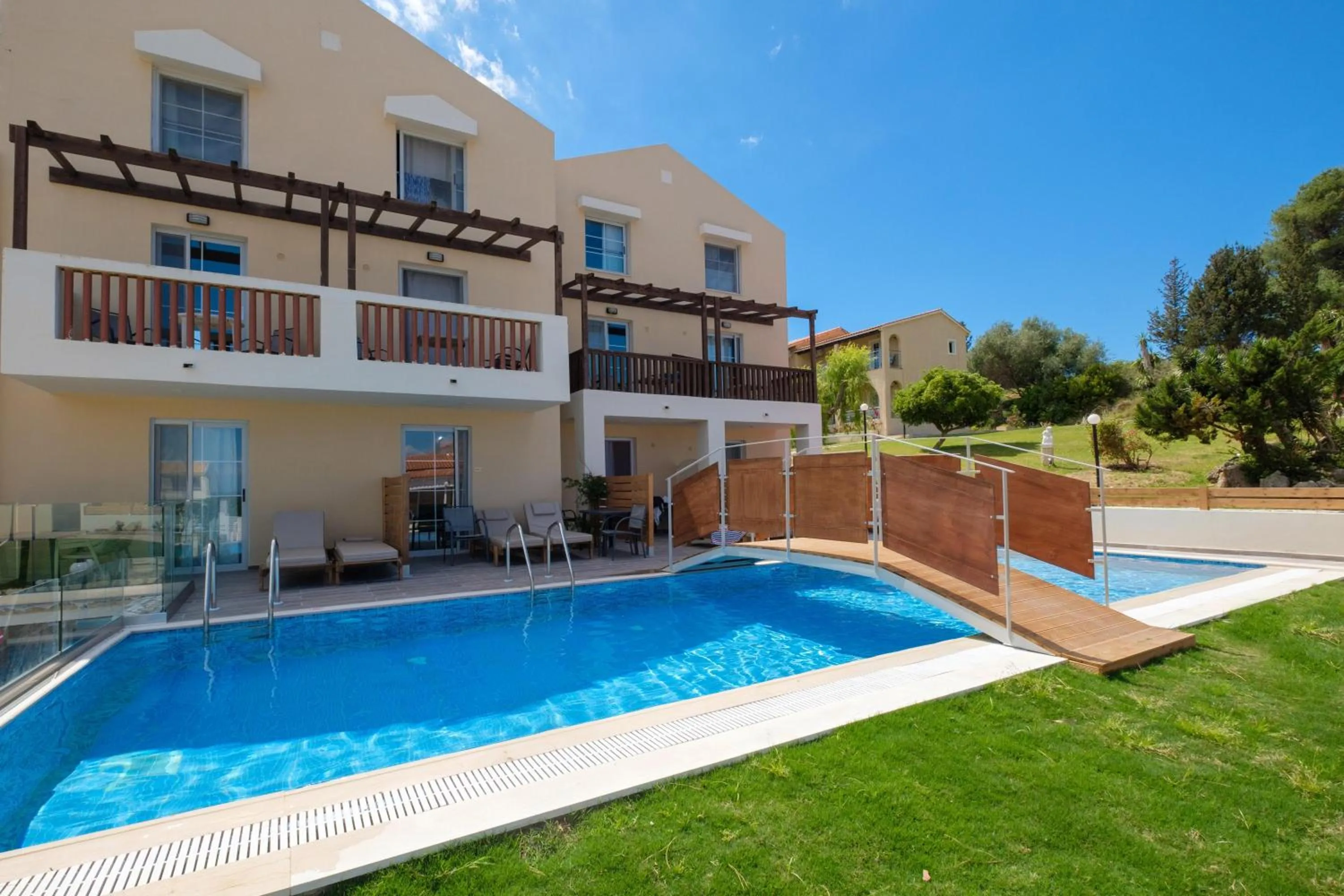 Swimming pool in Akron Seascape Resort