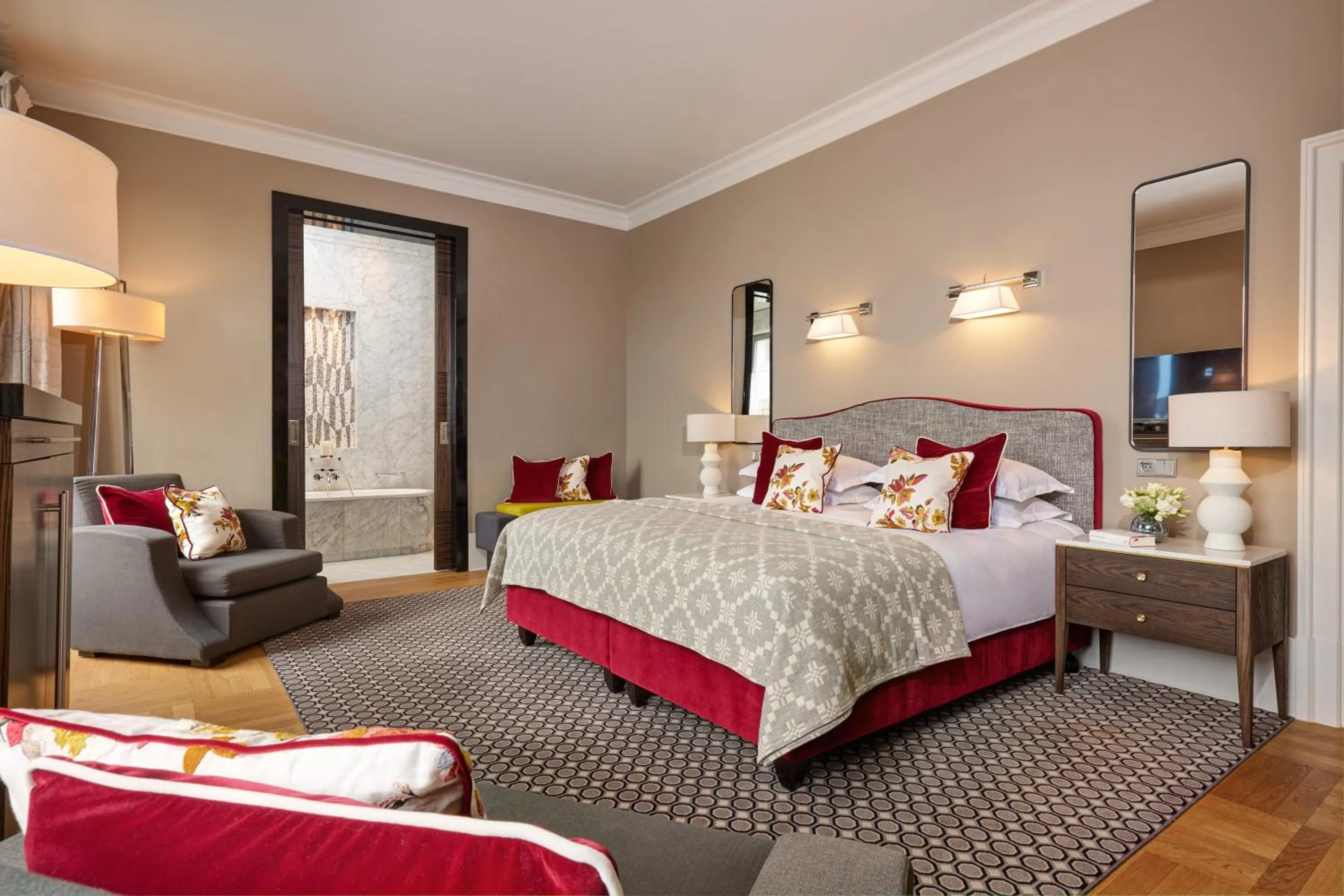 Bed in Hotel De Rome Berlin