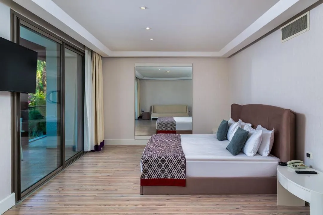 Bed in Hillstone Bodrum Hotel & Spa