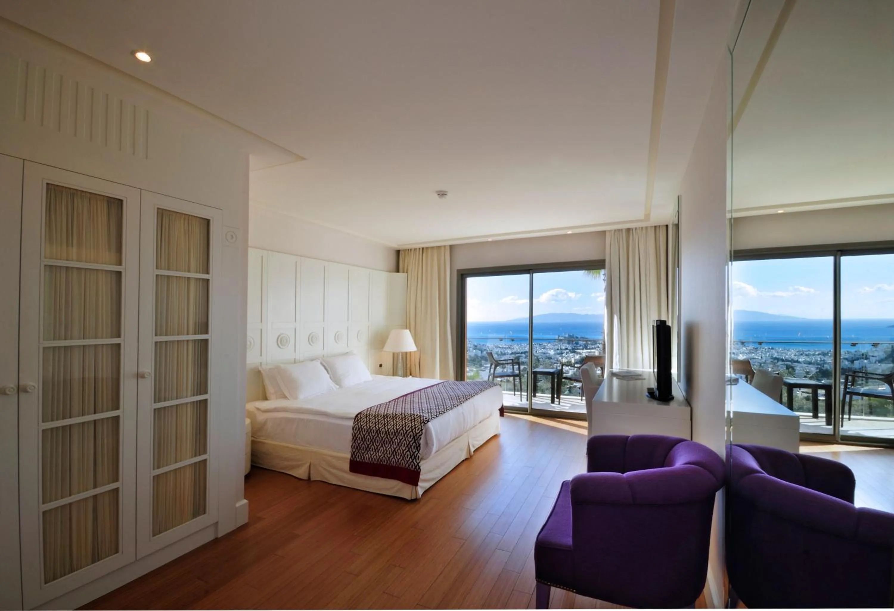 Bed in Hillstone Bodrum Hotel & Spa