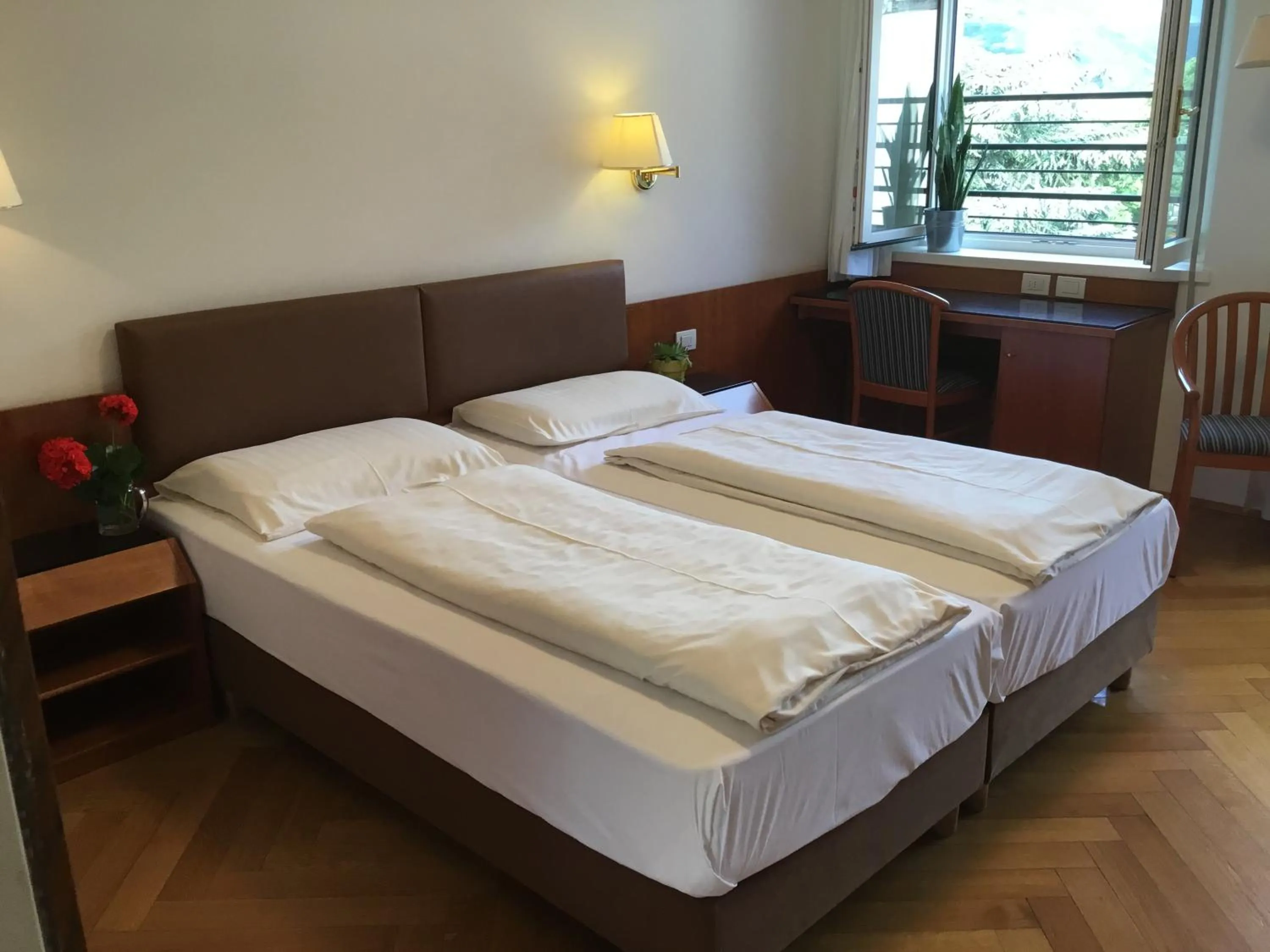 Bed in Hotel Adria