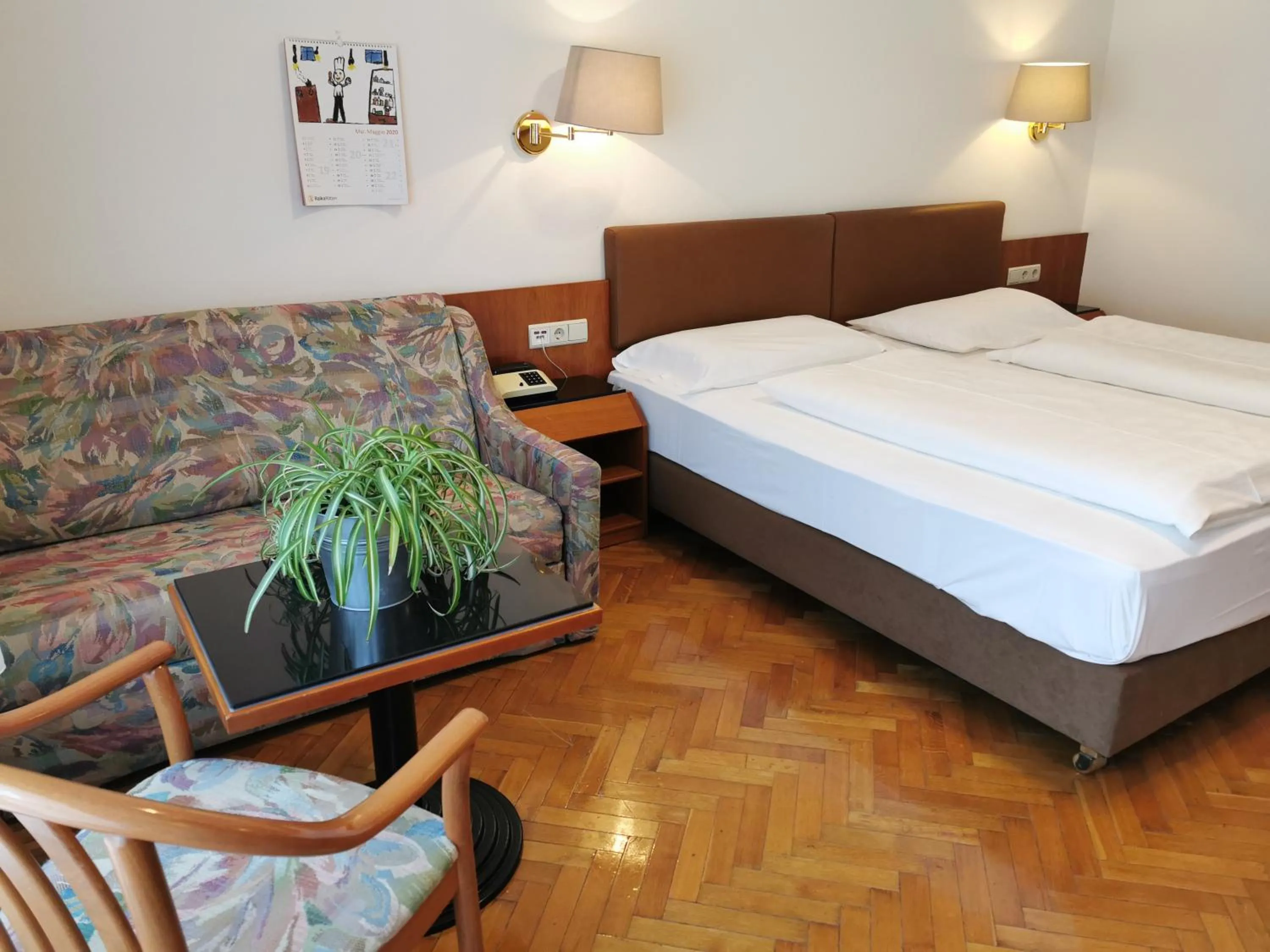 Bedroom, Bed in Hotel Adria