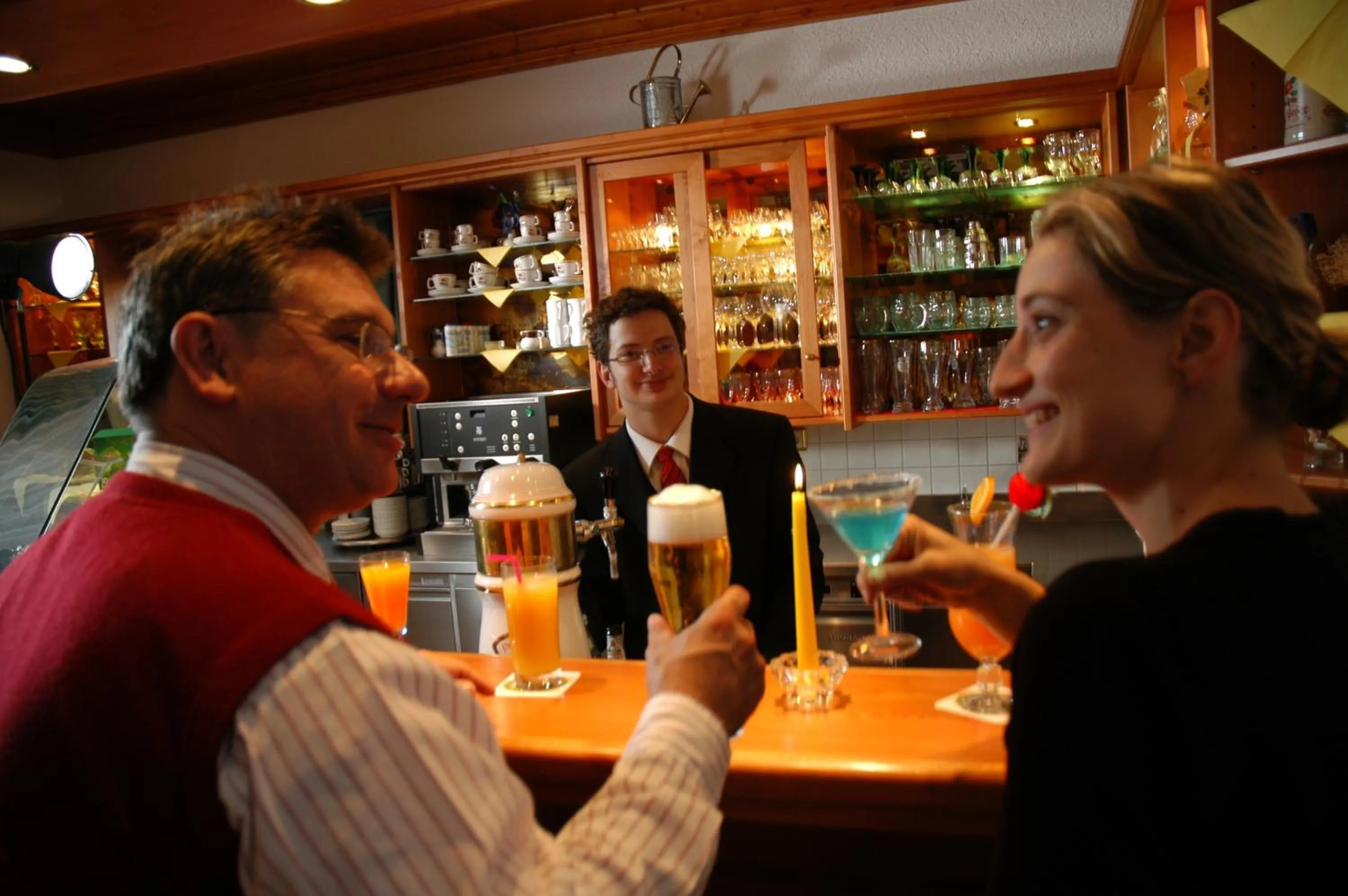 Lounge or bar in Hotel Dreisonnenberg