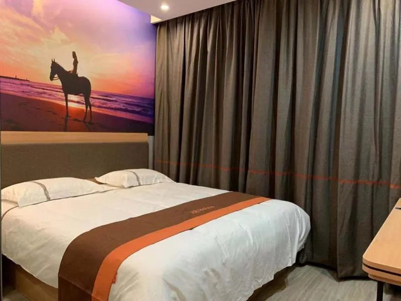 Bed in JUN Hotels Hebei Baoding Rongcheng Banzheng North Street Store