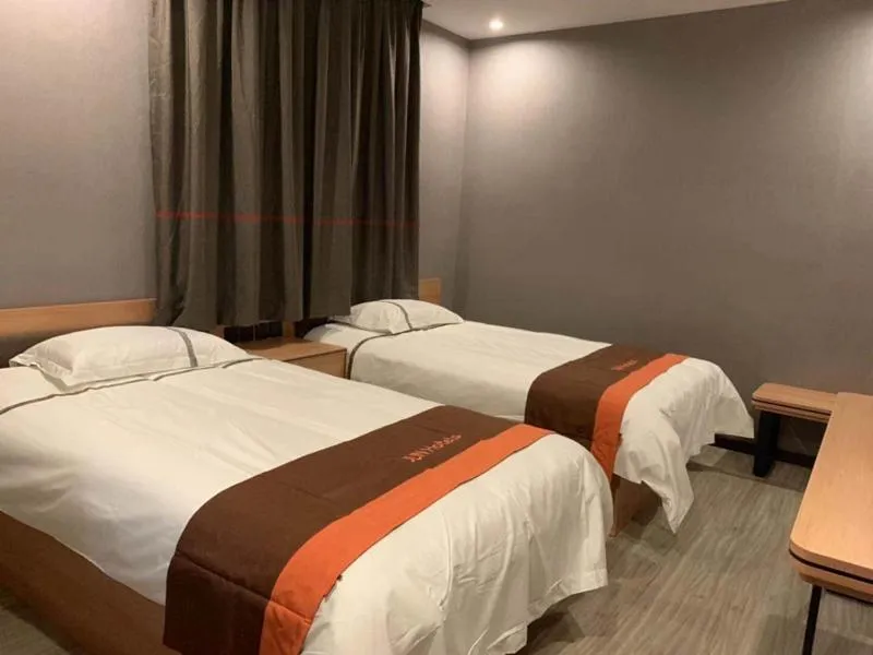 Bed in JUN Hotels Hebei Baoding Rongcheng Banzheng North Street Store