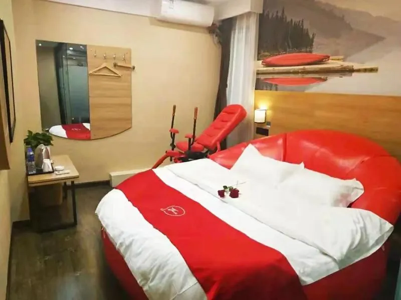 Bed in Thank Inn Chain Hotel Jiangsu Nantong Chongchuan District Century Plaza Nantong University