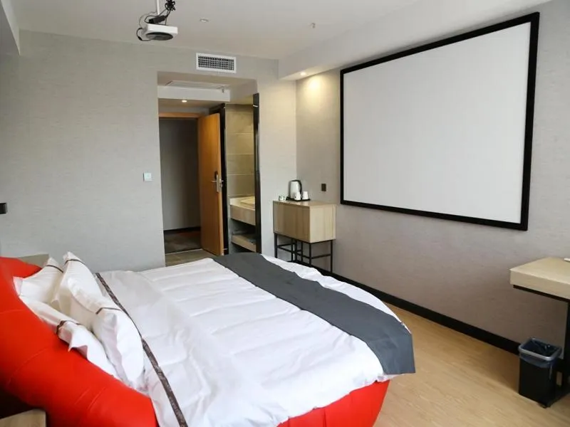 Bed in Thank Inn Chain Hotel Shanxi Jinzhong Yuci District Yunhua Street