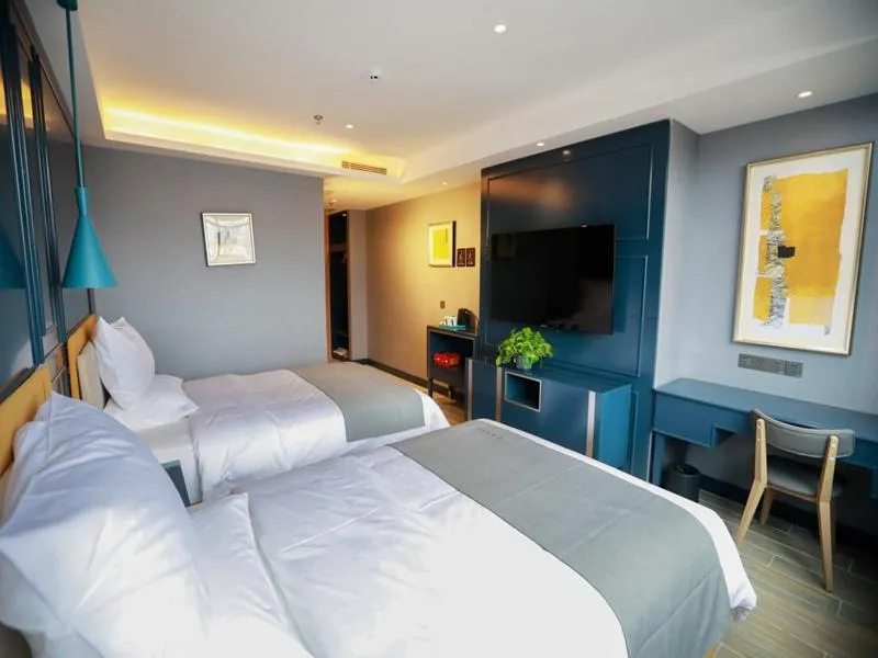 Bed in Thankyou Inn Hebei Baoding Lianchi District Baoding First Middle School