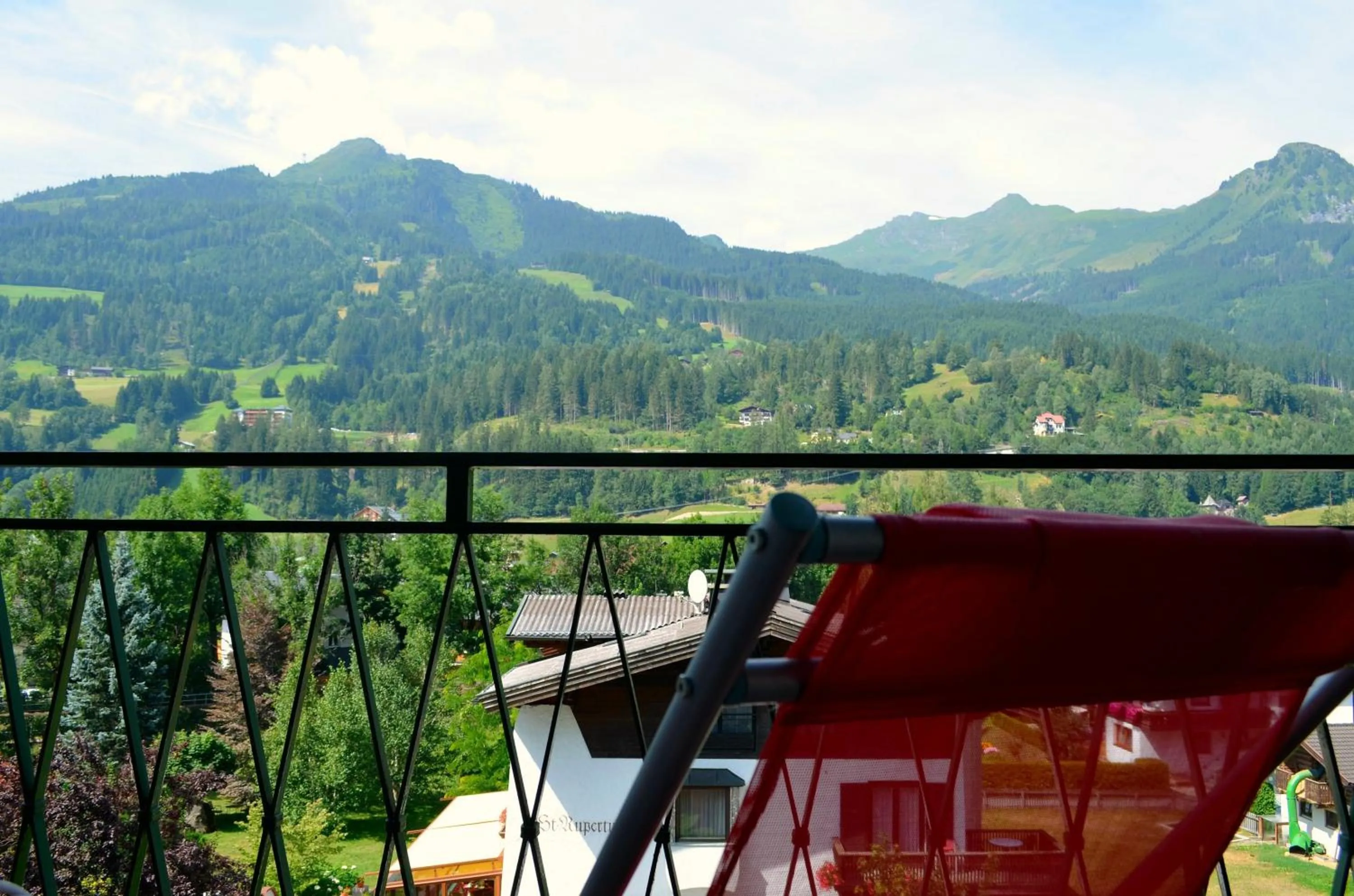 Mountain view in Hotel Alpenhof - New Sauna Area