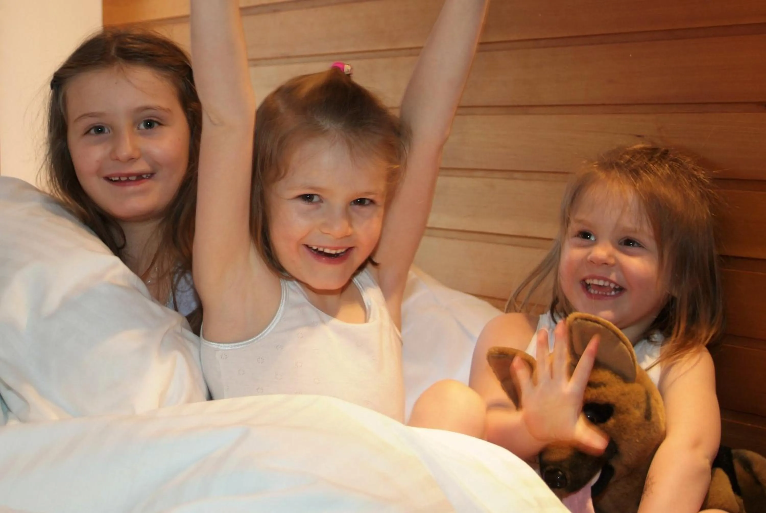 young children in Hotel Alpenhof - New Sauna Area