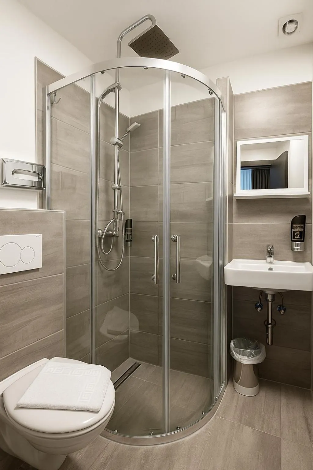 Bathroom in City Hotel Storch