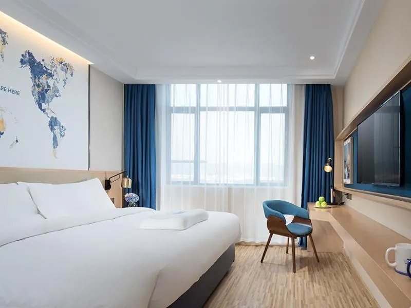 Bed in Kyriad Mavelous Hotel Shantou Gurao