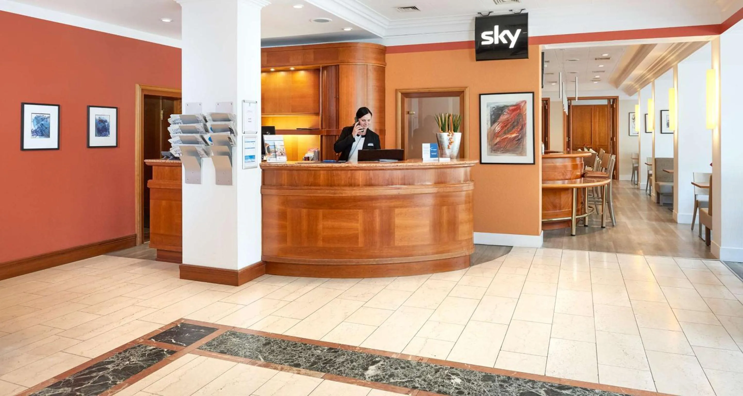 Lobby or reception in Best Western Hotel Leipzig City Centre