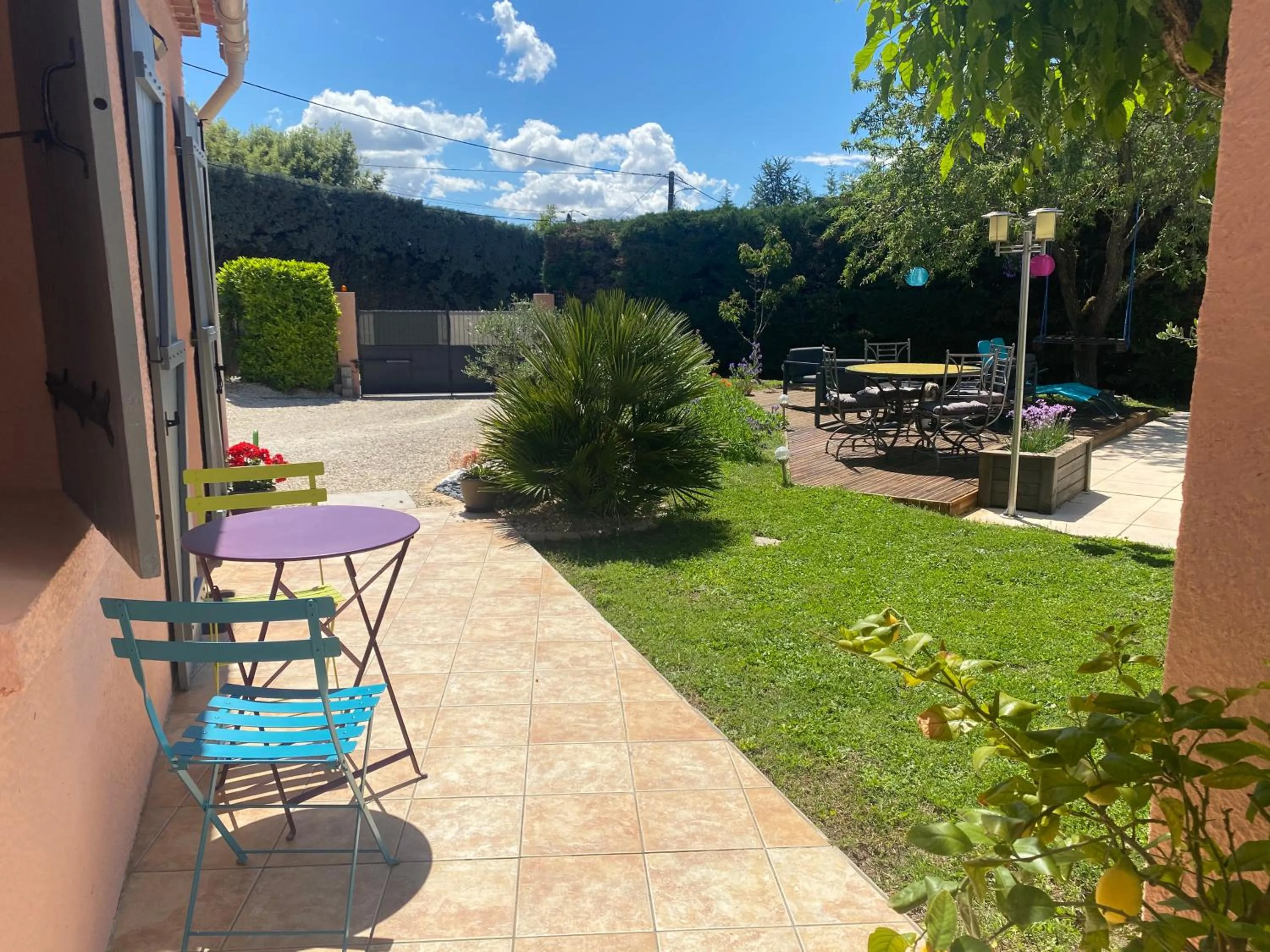 Garden in Chambre d’hôtes vaucluse
