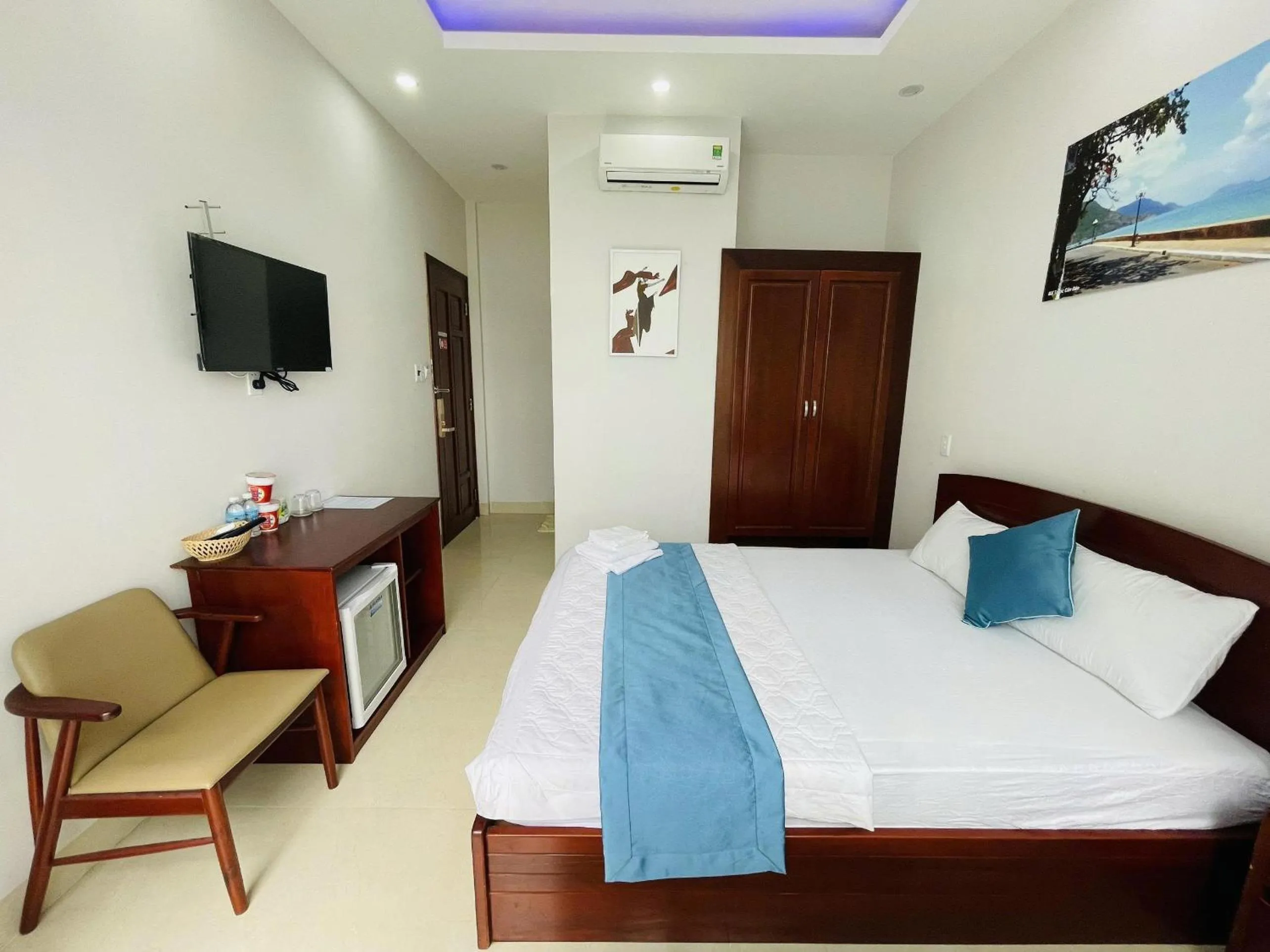 Bed in Thanh Binh Hotel Con Dao
