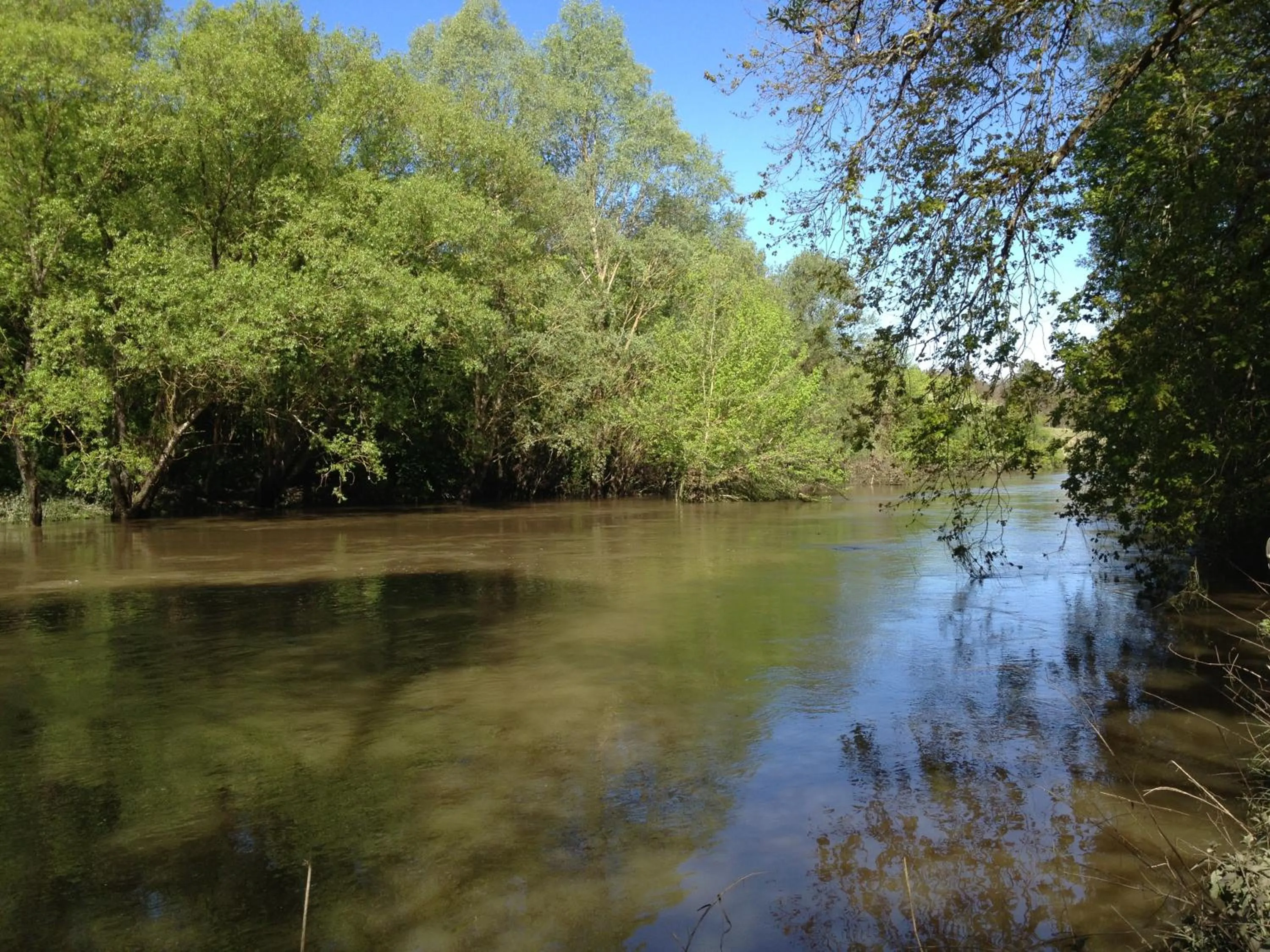 River view in Domaine des Bois Argentés