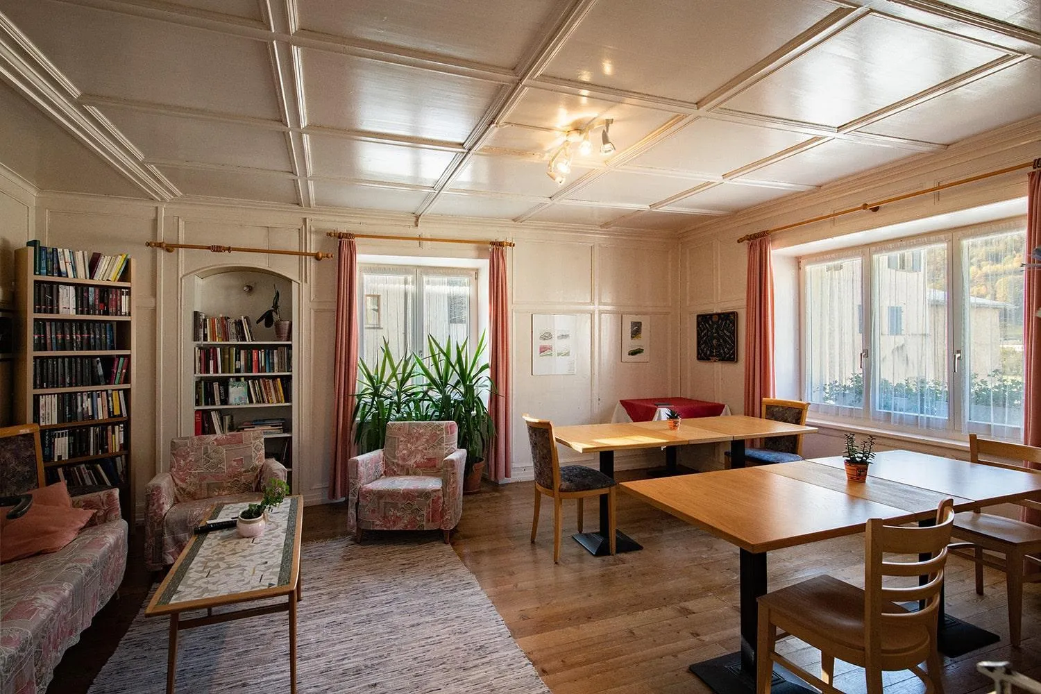 Communal lounge/ TV room in Pensione Capelli