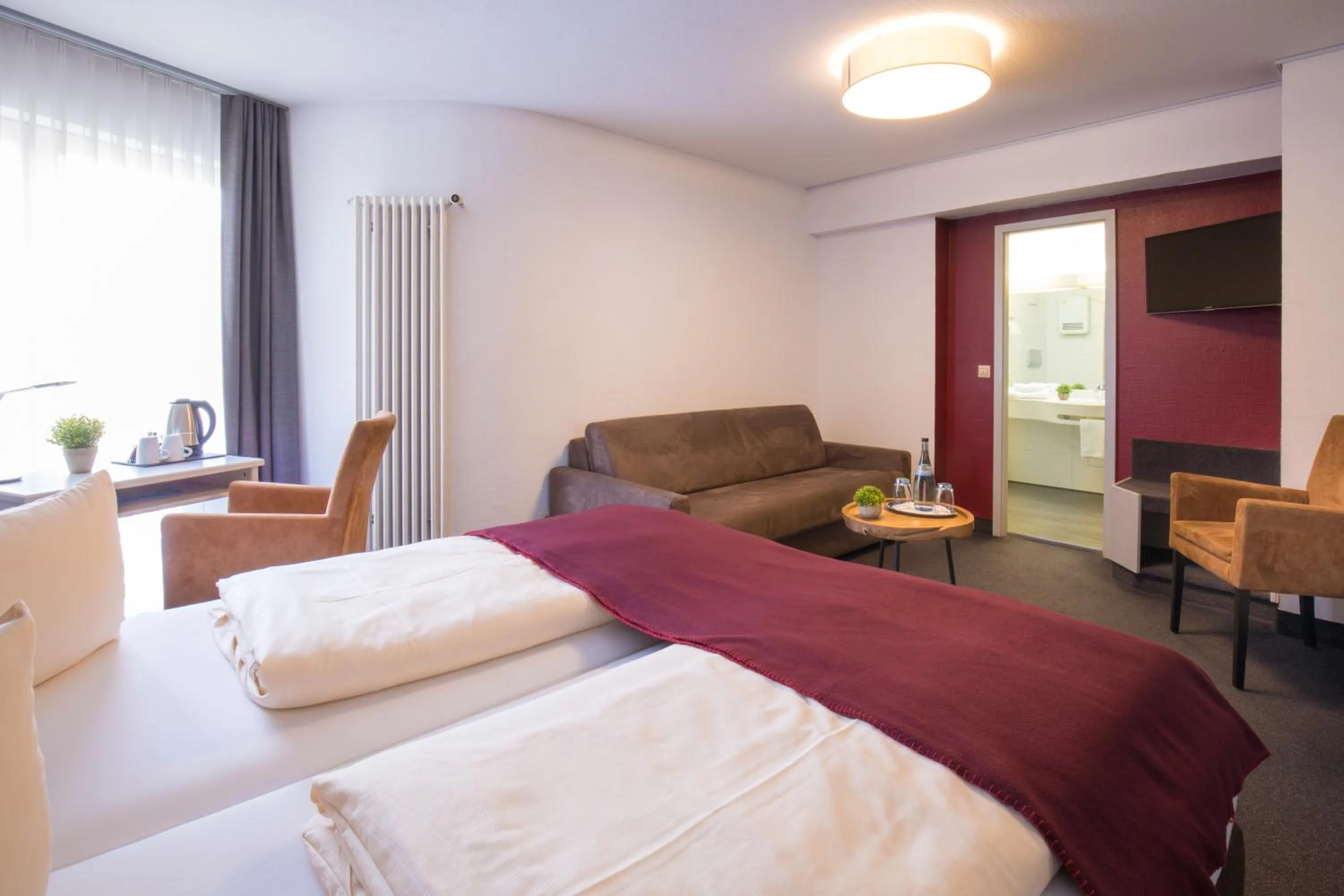 Bed in Hotel Residenz